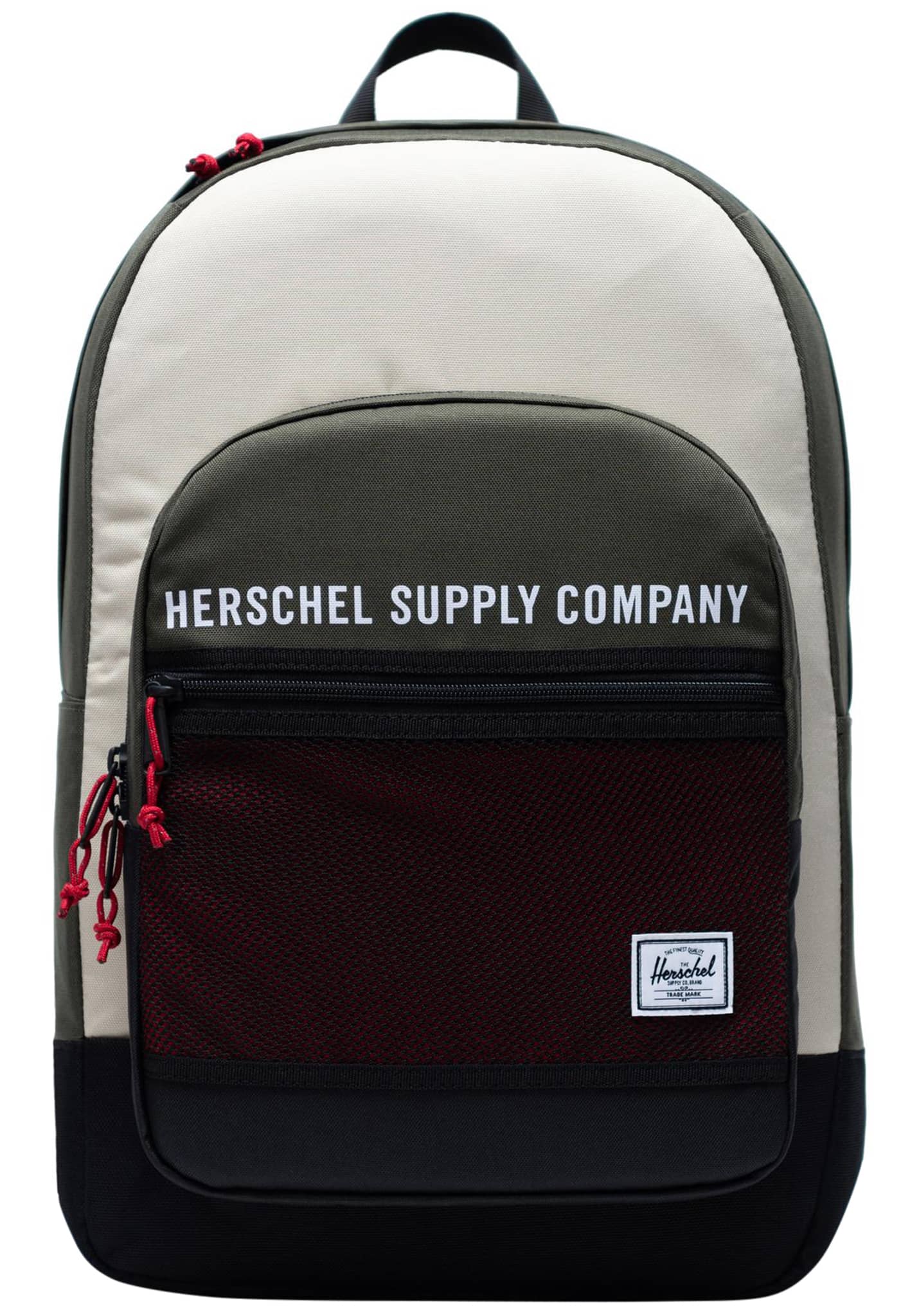 Herschel Supply Co. Kaine Athletics 30L Rucksack dunkeloliv/überzogen/schwarz/rot One Size