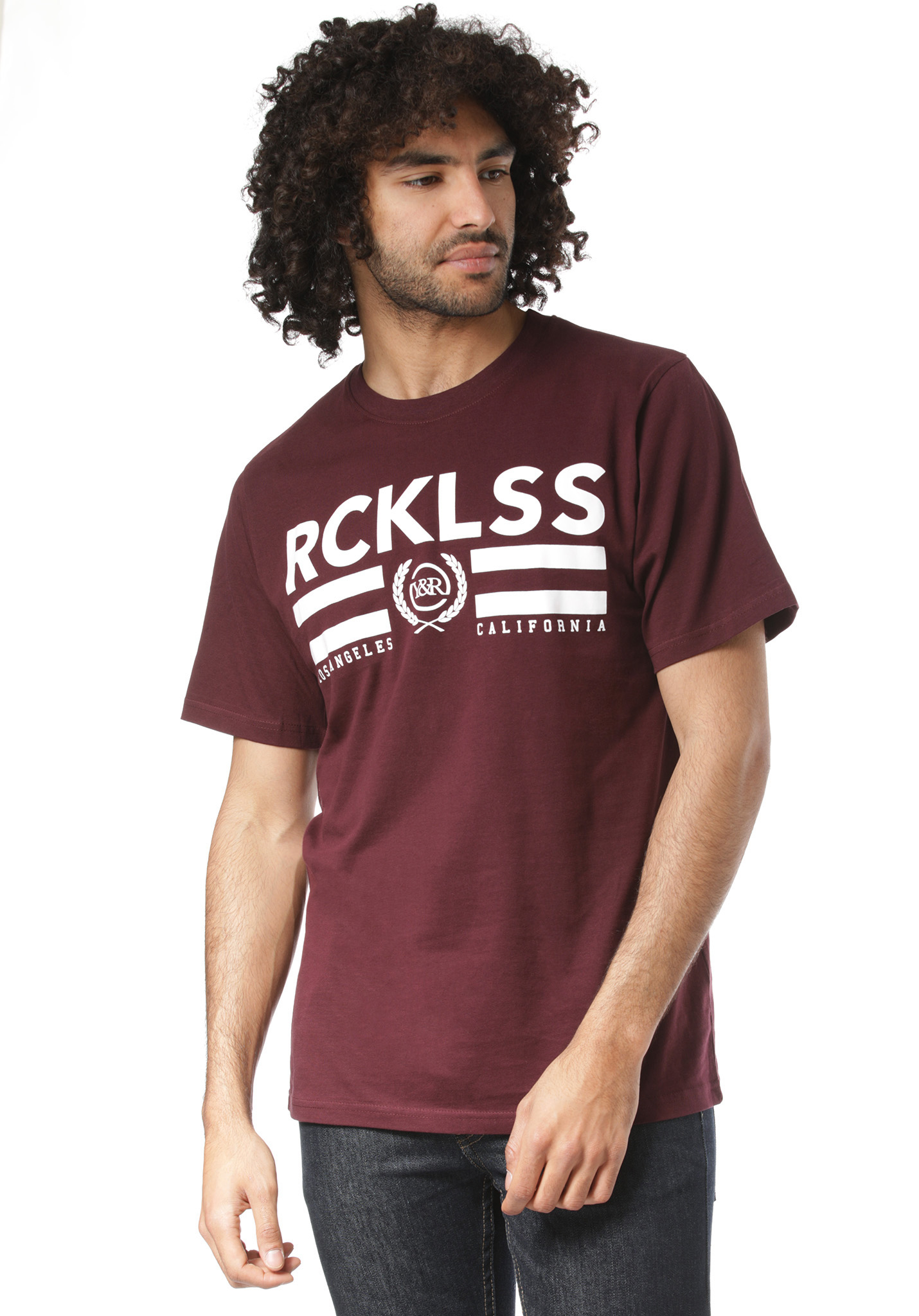 Young and Reckless Cutlass T-Shirt burgundy XL