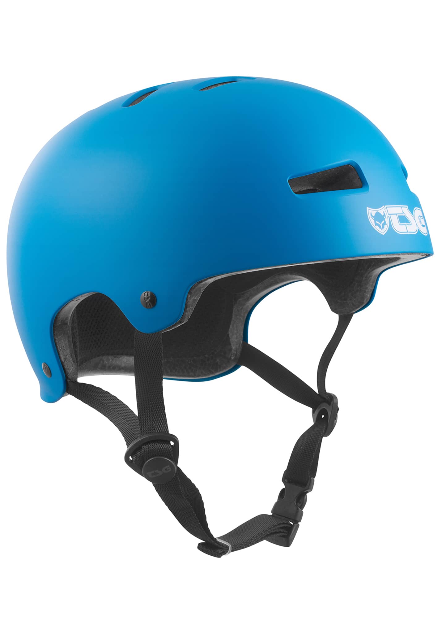 TSG TSG Evolution satin lime green L/XL Skate Helme Helm cyan/marineblau L/XL