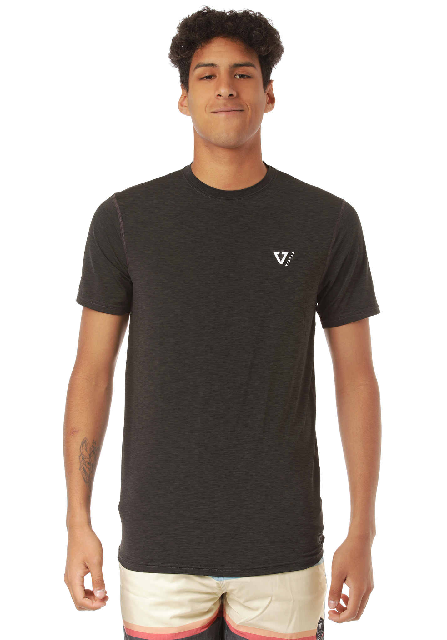 Vissla Twisted S/S T-Shirt black heather L