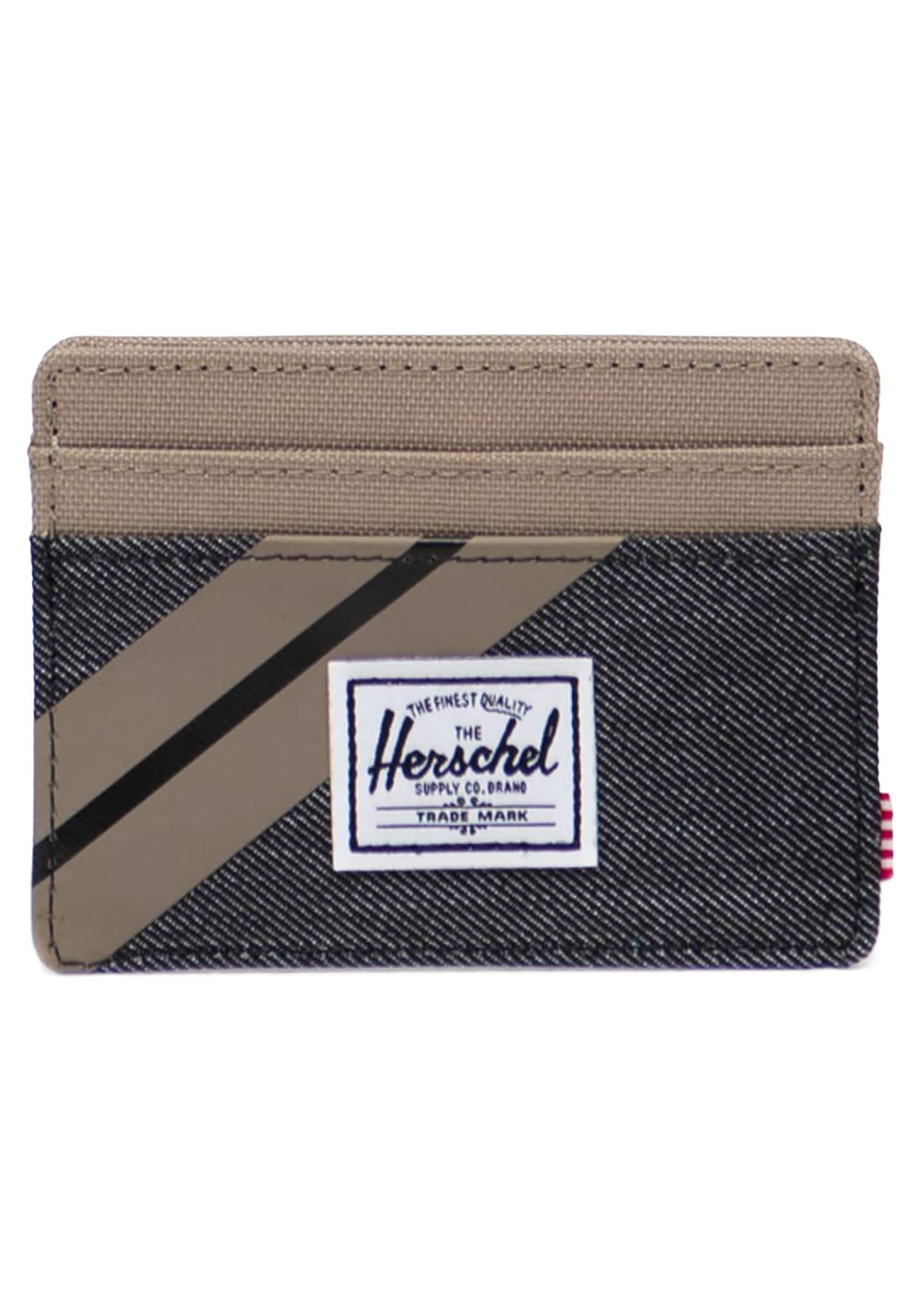 Herschel Supply Co. Charlie RFID Stoff Portemonnaie timberwolf/schwarz denim One Size
