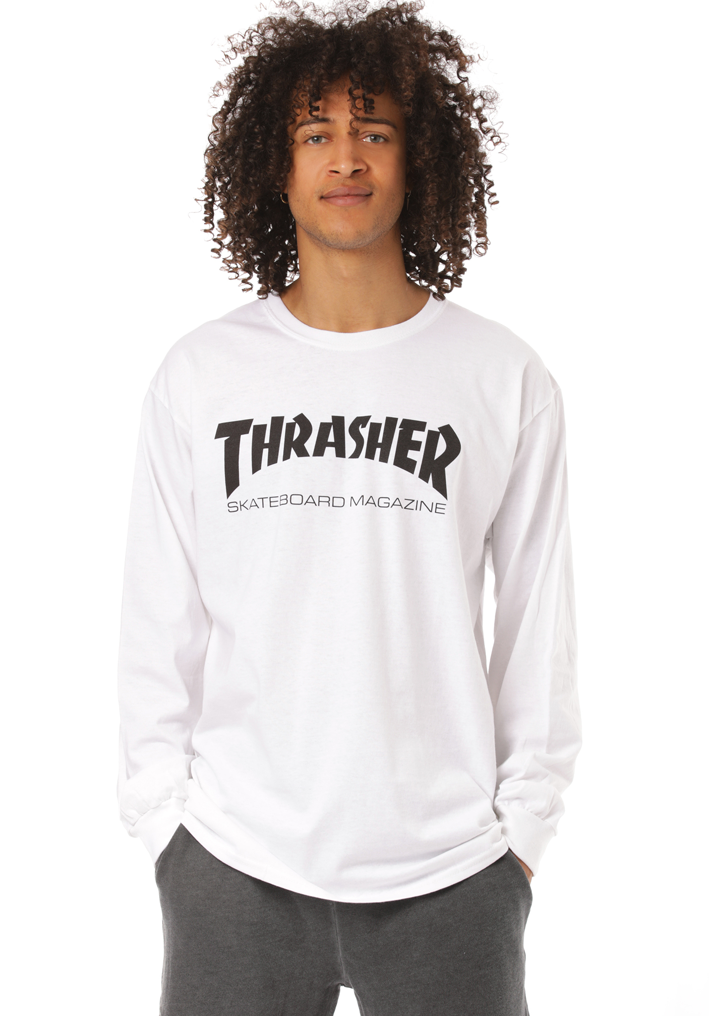 Thrasher Skate-Mag Sweatshirt weiß XL