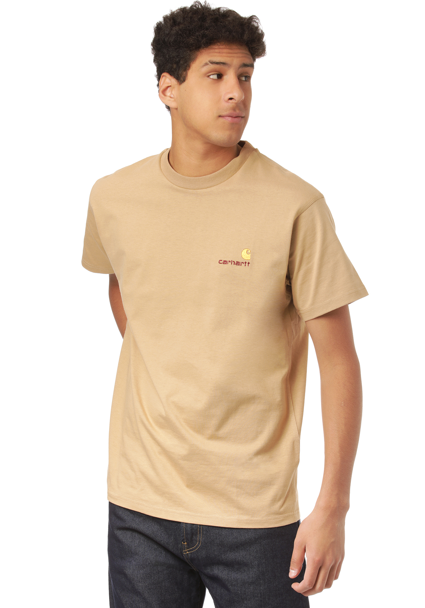 Carhartt WIP American Script T-Shirt brown XXL