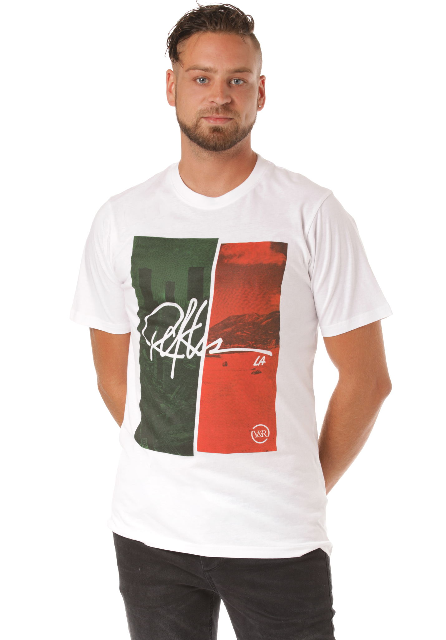 Young and Reckless Amalfi Coast T-Shirt weiß XXL