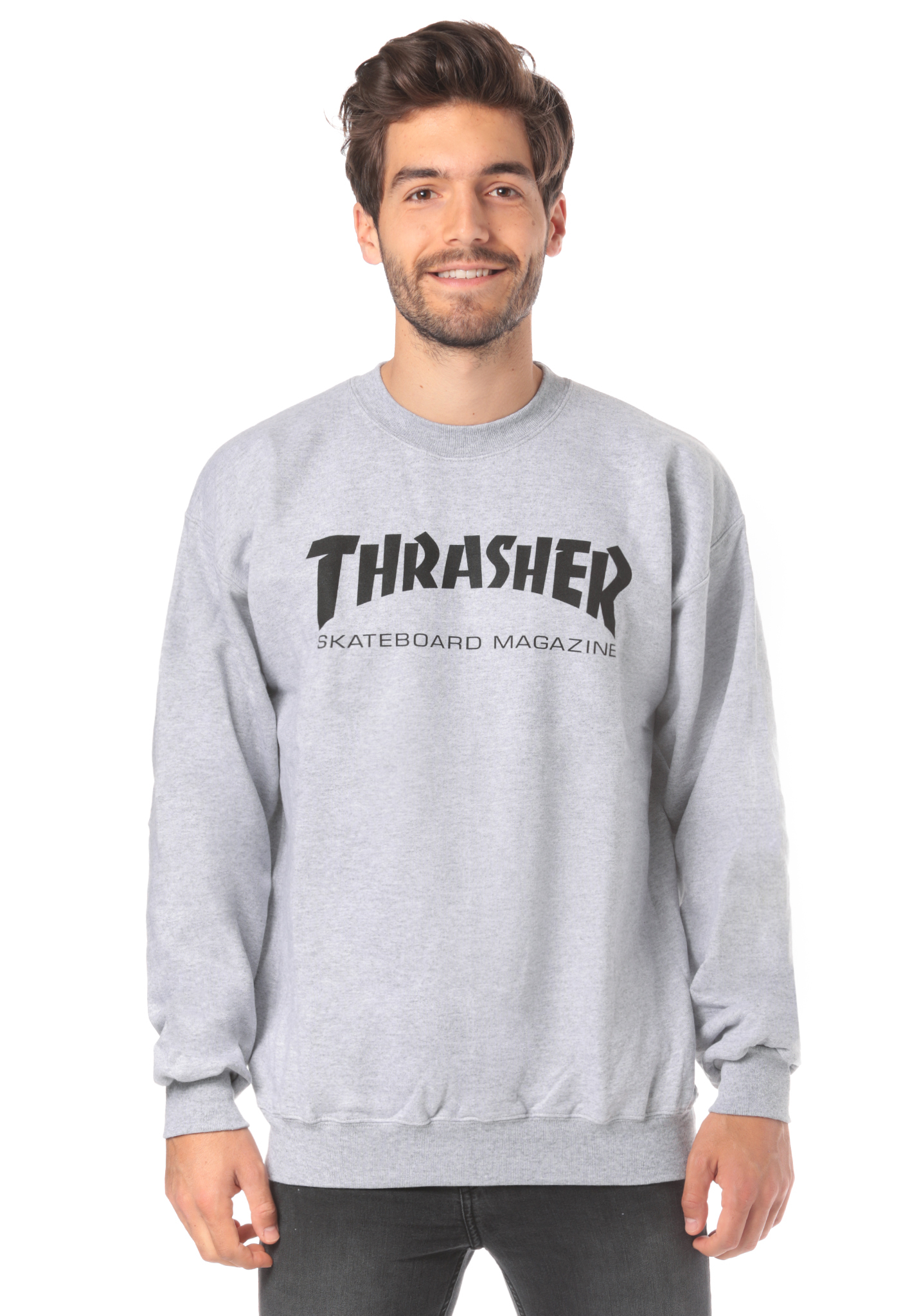 Thrasher Skate-Mag Sweatshirt greymottled XL