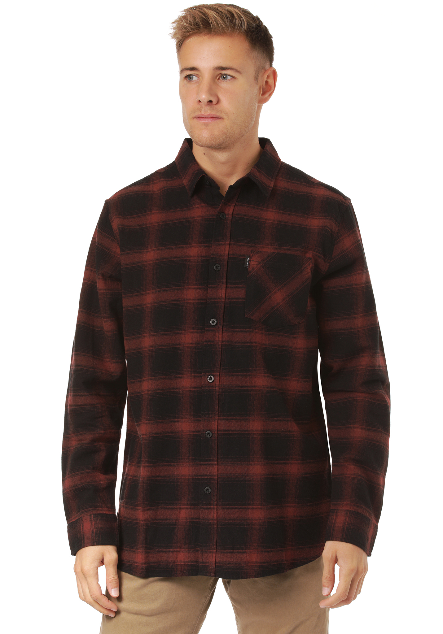 Rip Curl Check This Hemd maroon S