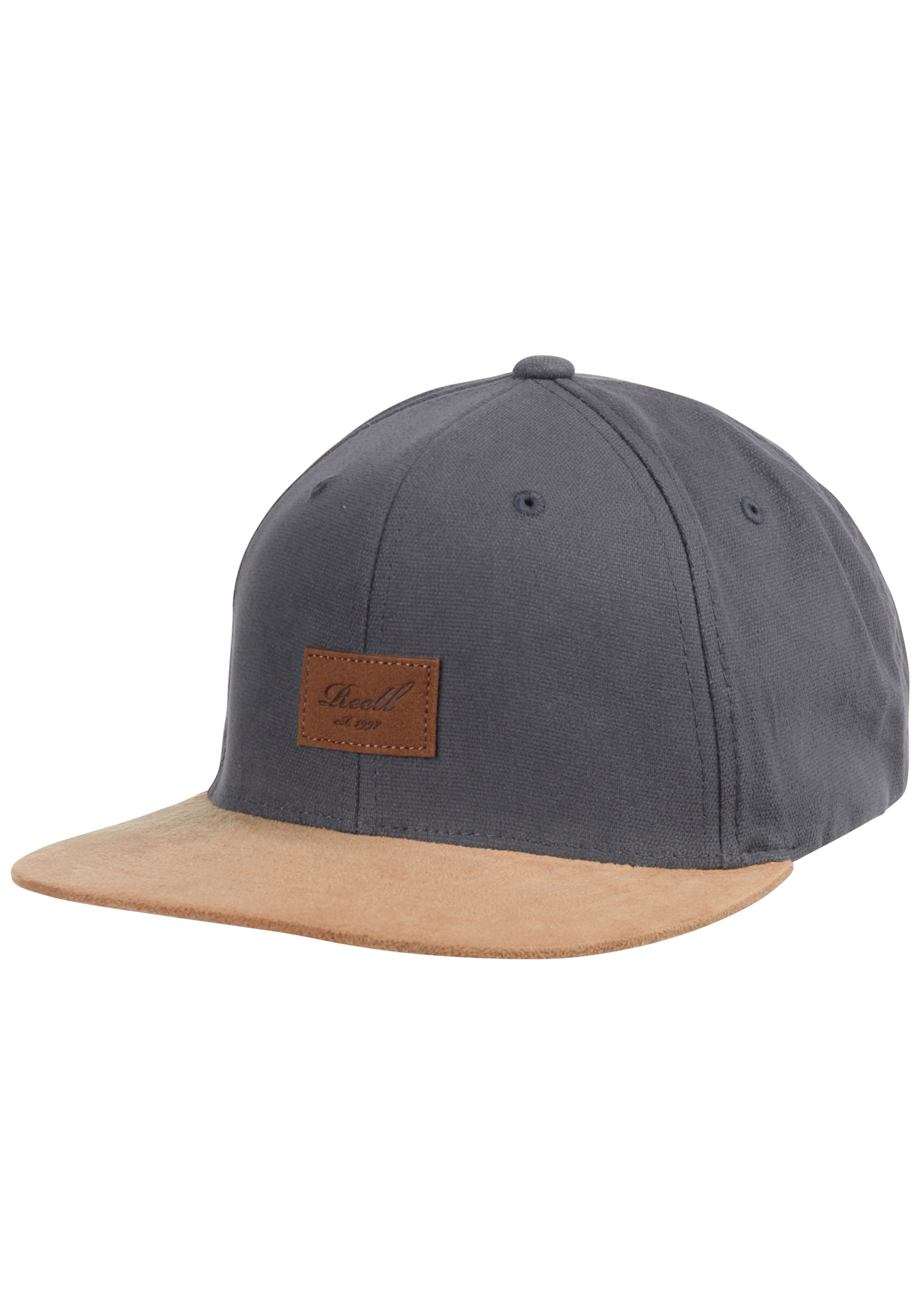 Reell Suede Snapback Cap charcoal One Size