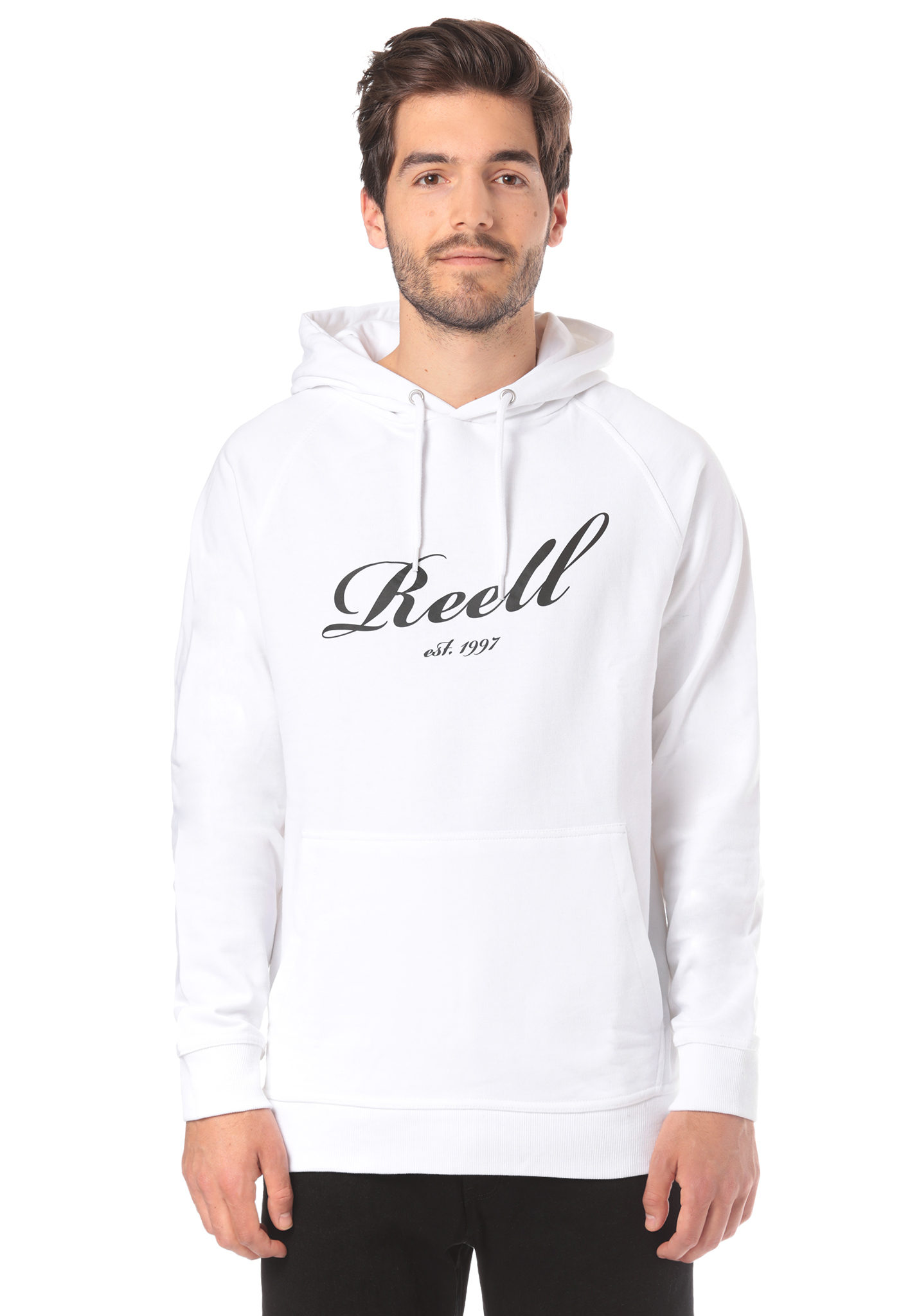 Reell Big Logo Hoodie snow white XL