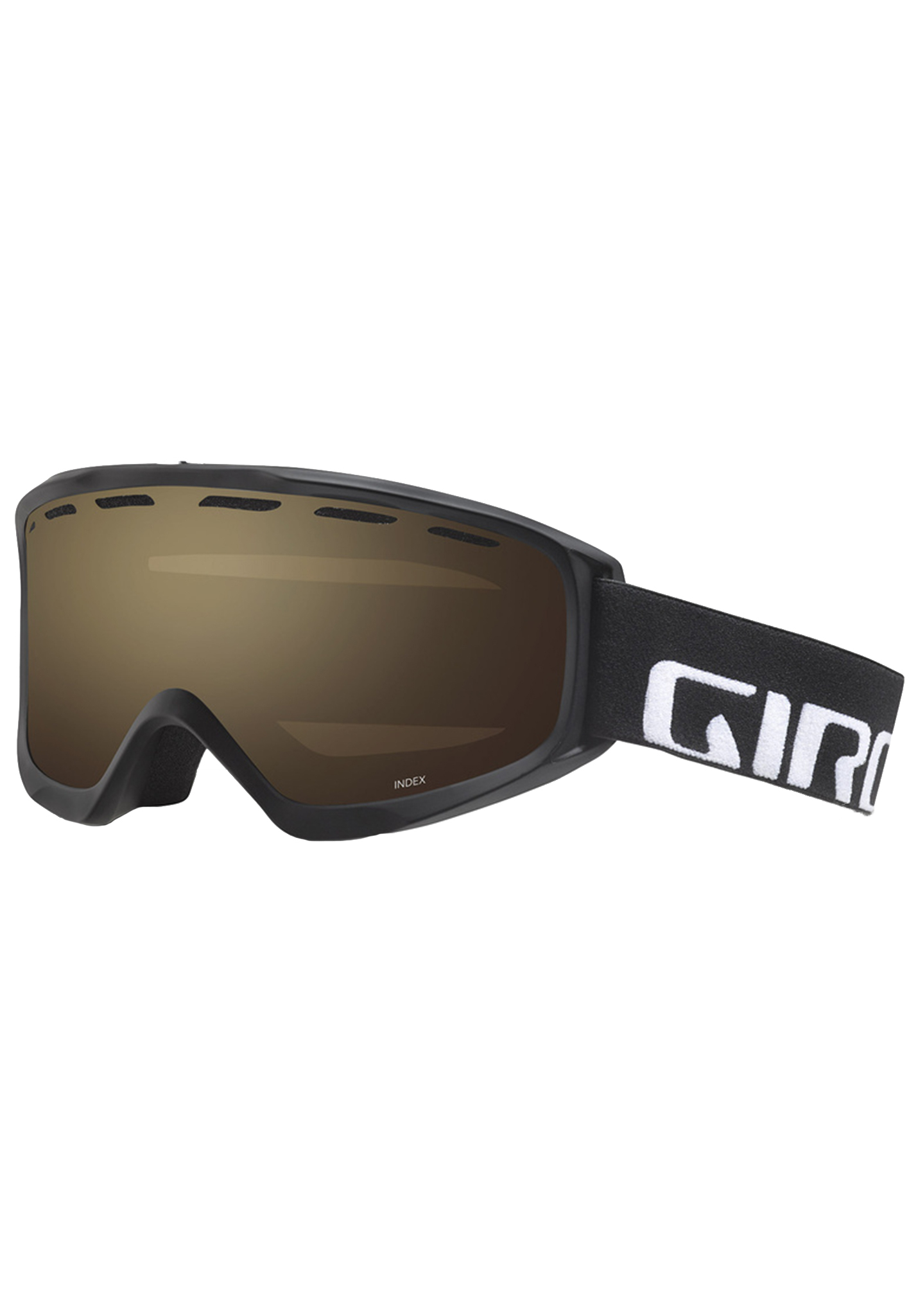 Giro Index Snowboardbrillen schwarze wortmarke/amber rose One Size