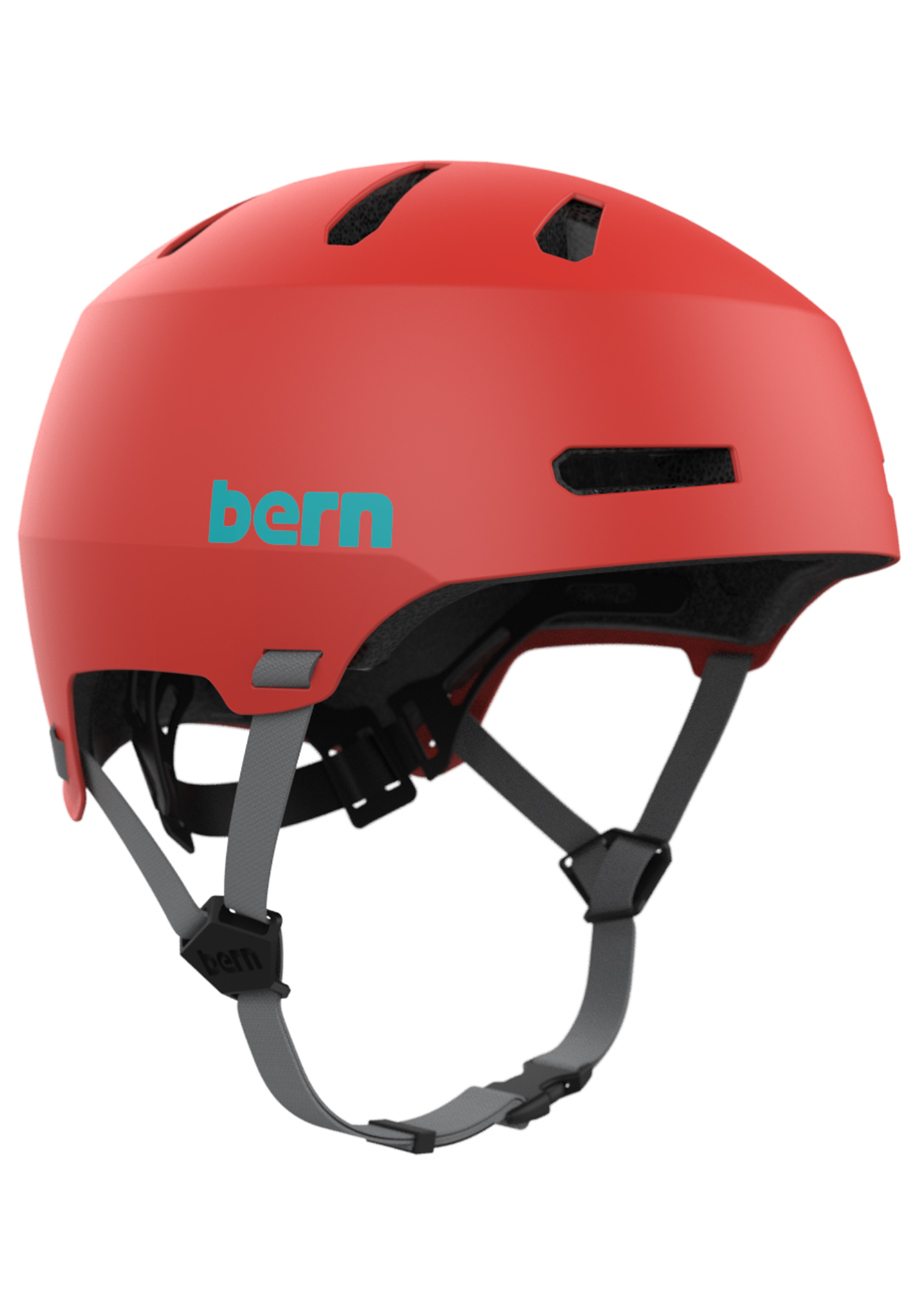 Bern Macon 2.0 H2O Helm mattes hyperrot L