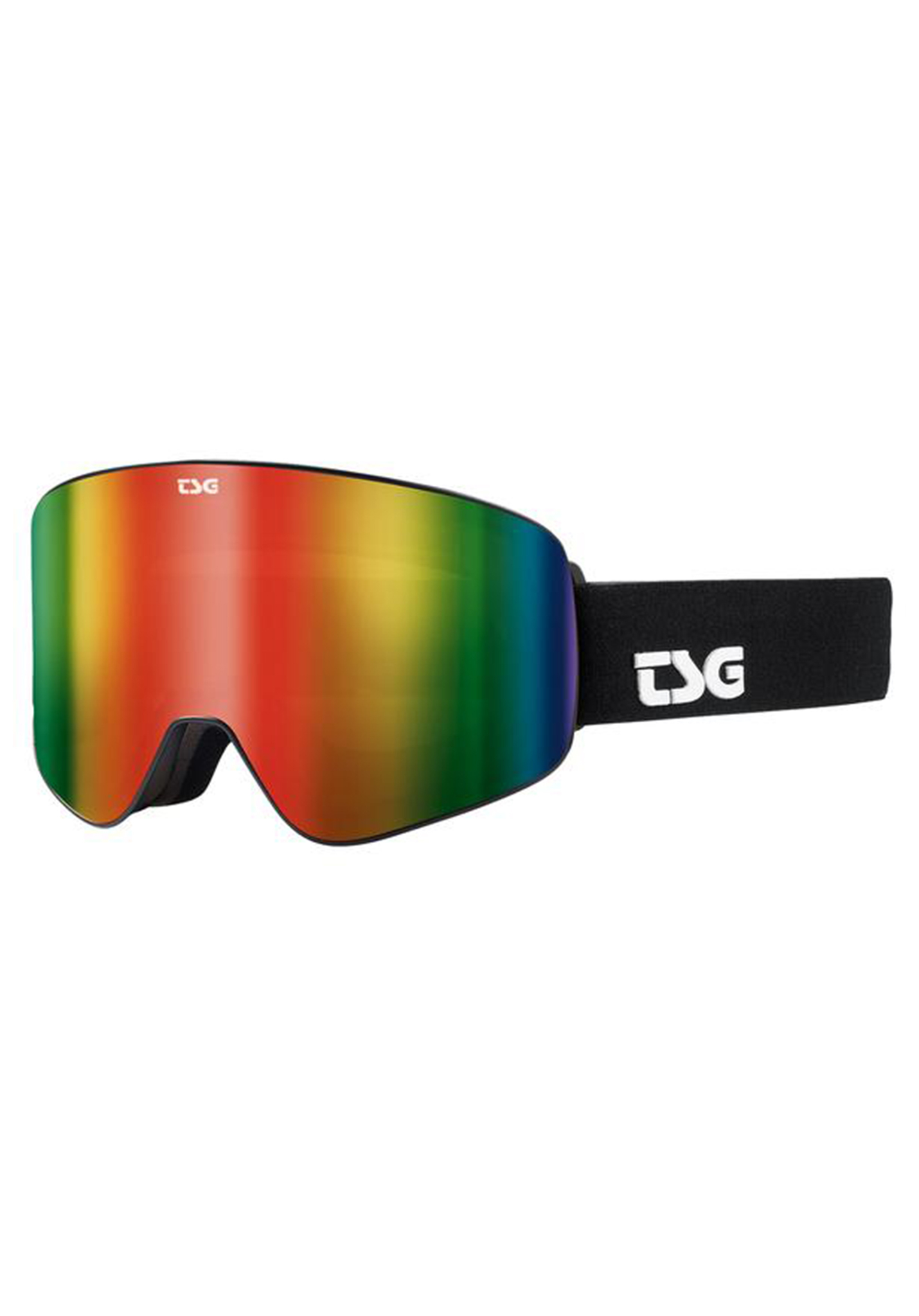 TSG Four Snowboardbrillen schwarz/regenbogen chrom One Size
