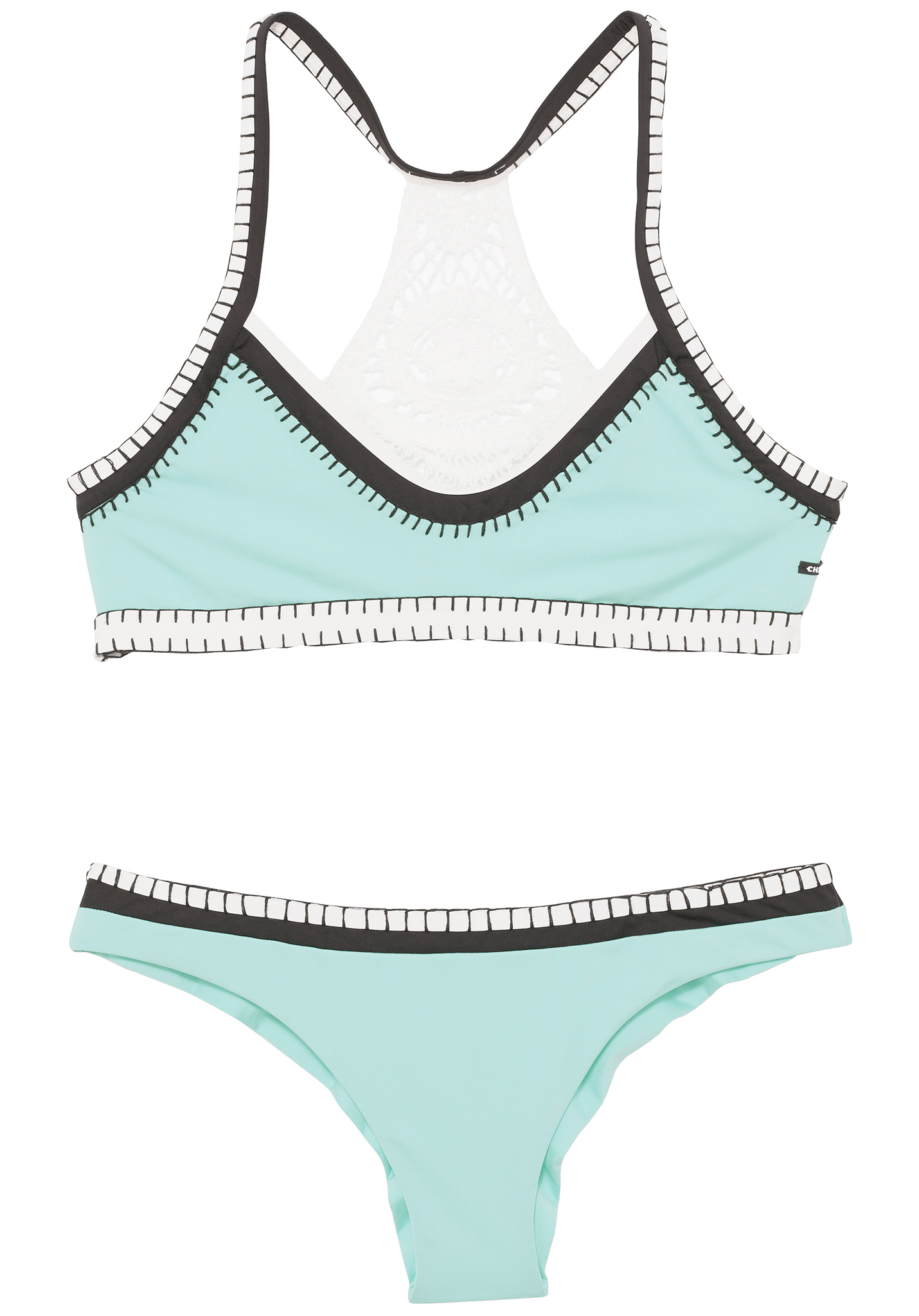 Chiemsee Bustier Bikini-Set Bikini Set gebleichtes aquamarin XL