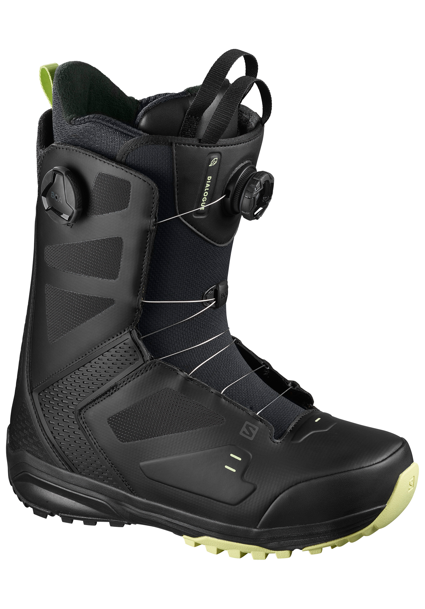 Salomon Dialogue Dual Boa All Mountain Snowboard Boots schwarz/schwarz/schmetterling 44