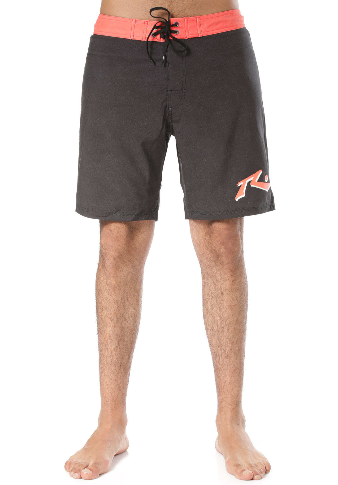 Rusty Trace Boardshorts hot coral 32/XX