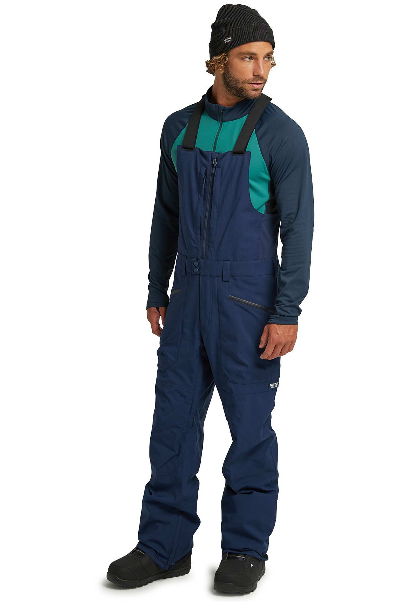 Burton Reserve Bib Snowboardhosen kleid blau M