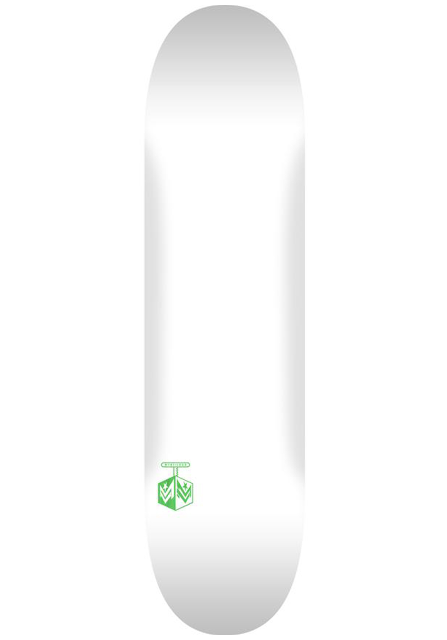 Mini Logo Chevron Detonator 8.0 Skateboard Deck kräftiges weiß One Size