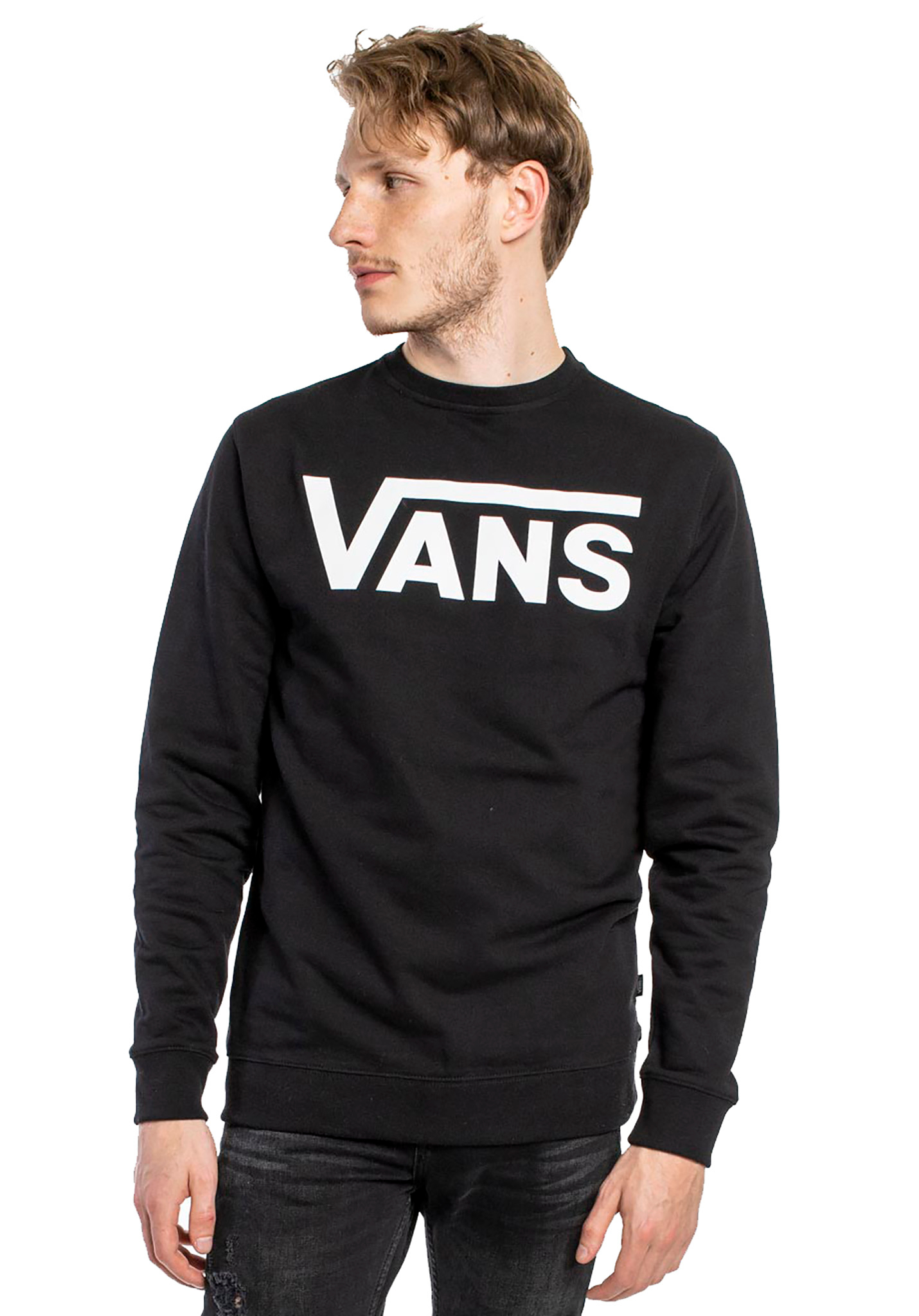 Vans Classic Crew II Sweatshirt black-white XL