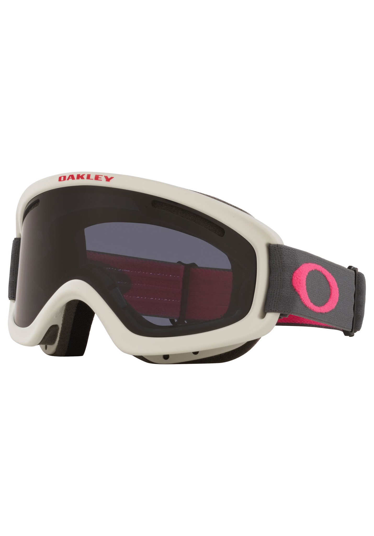 Oakley O Frame 2.0 Pro XS Snowboardbrillen dunkelgrau rubin/dunkelgrau & kakifarben One Size