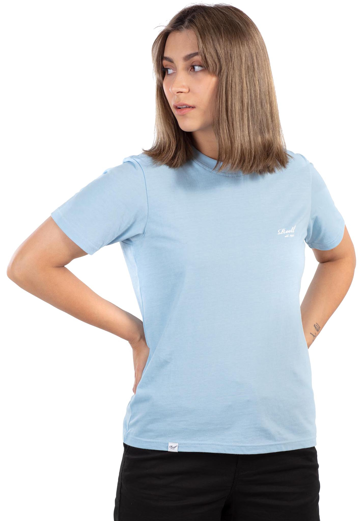 Reell Logo T-Shirt air blue XS