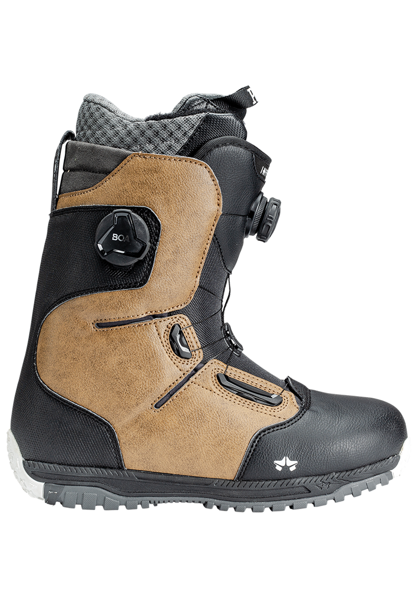Rome Inferno Freeride Snowboard Boots schwarzbrauner mergel 45