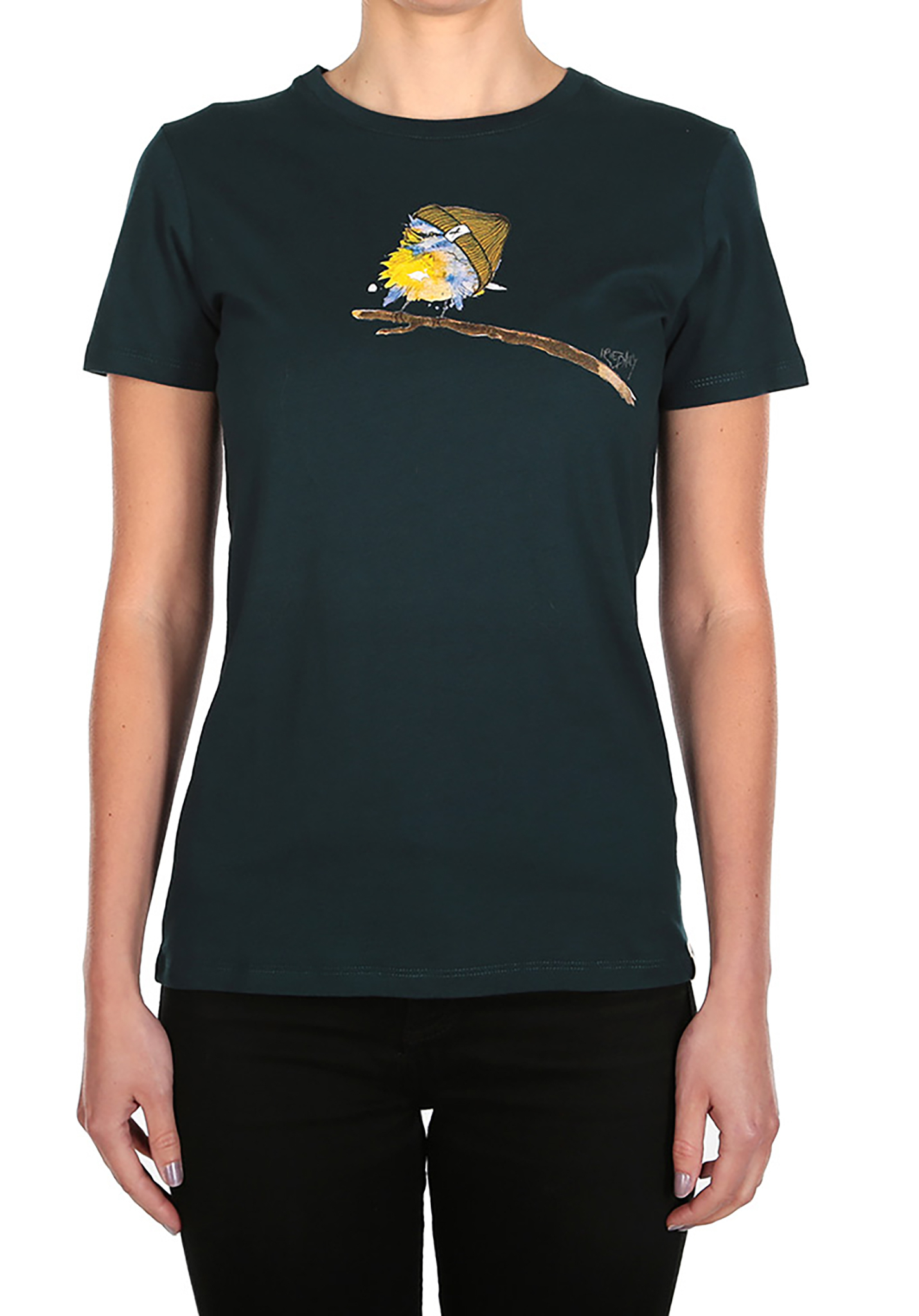 Iriedaily It Birdy T-Shirt dunkler orion XL