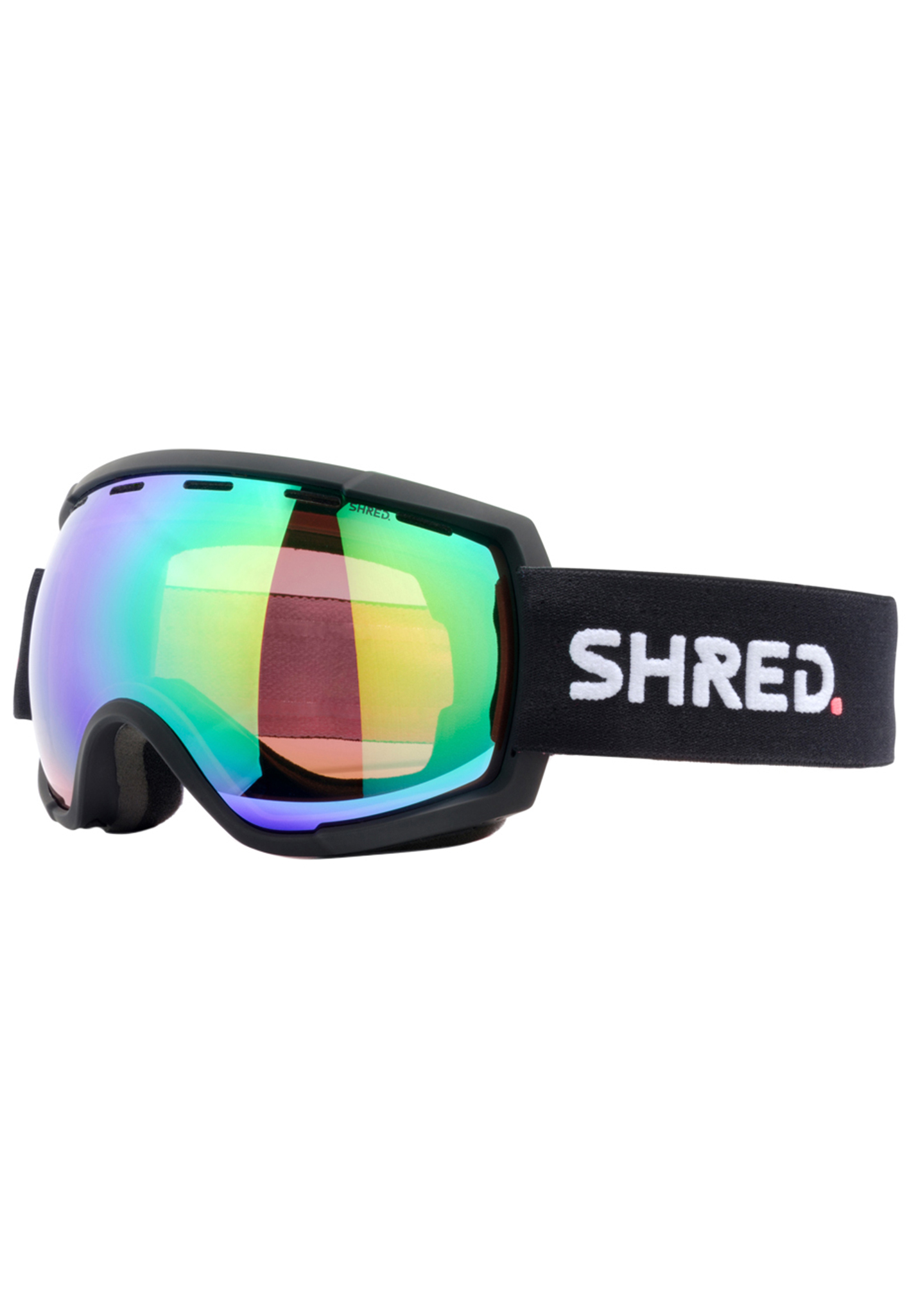 Shred Rarify + Snowboardbrillen schwarz/cbl plasmaspiegel + cbl himmel One Size