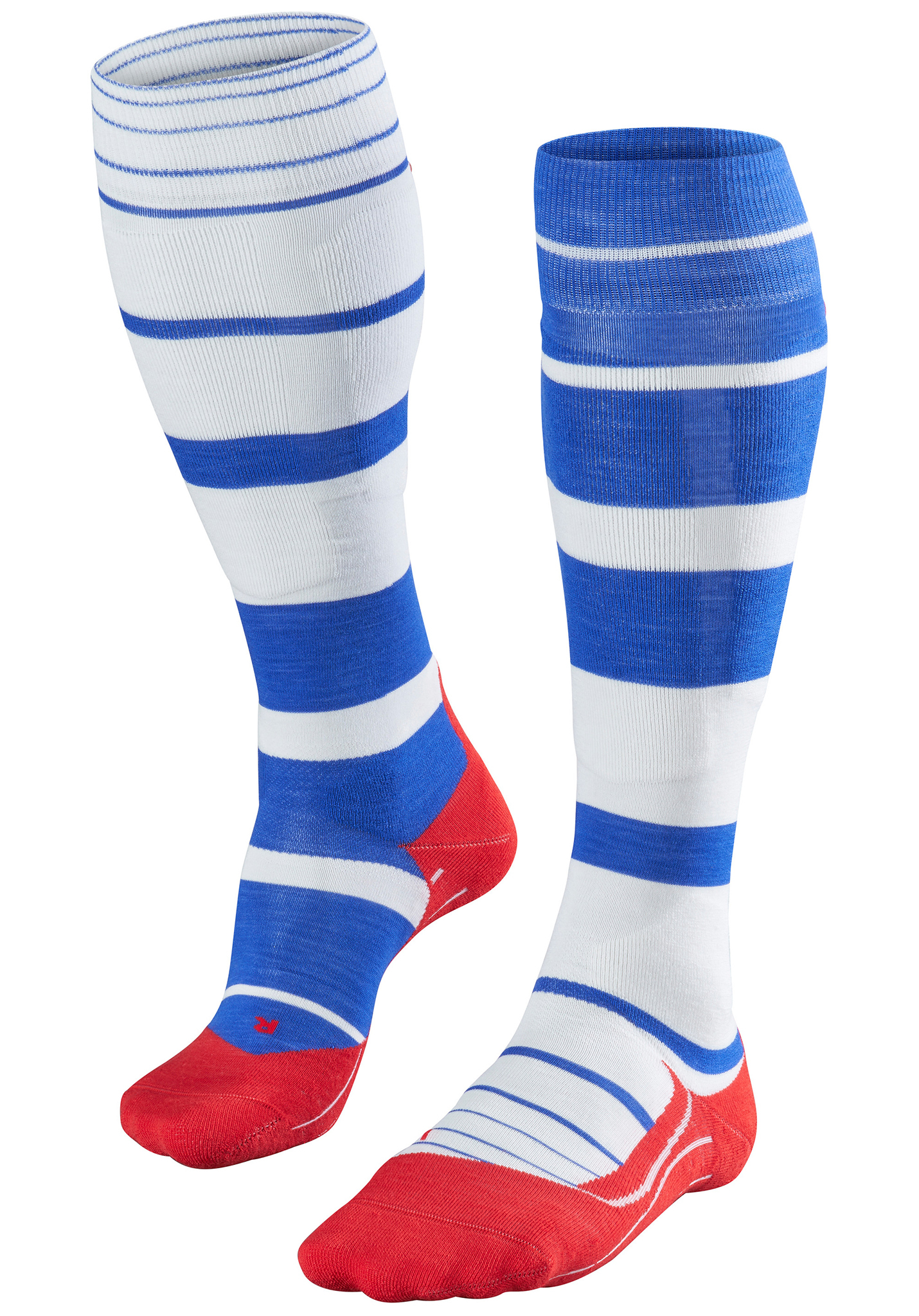 Falke SK 4 Trend Lange Socken rot weiß blau 39-40