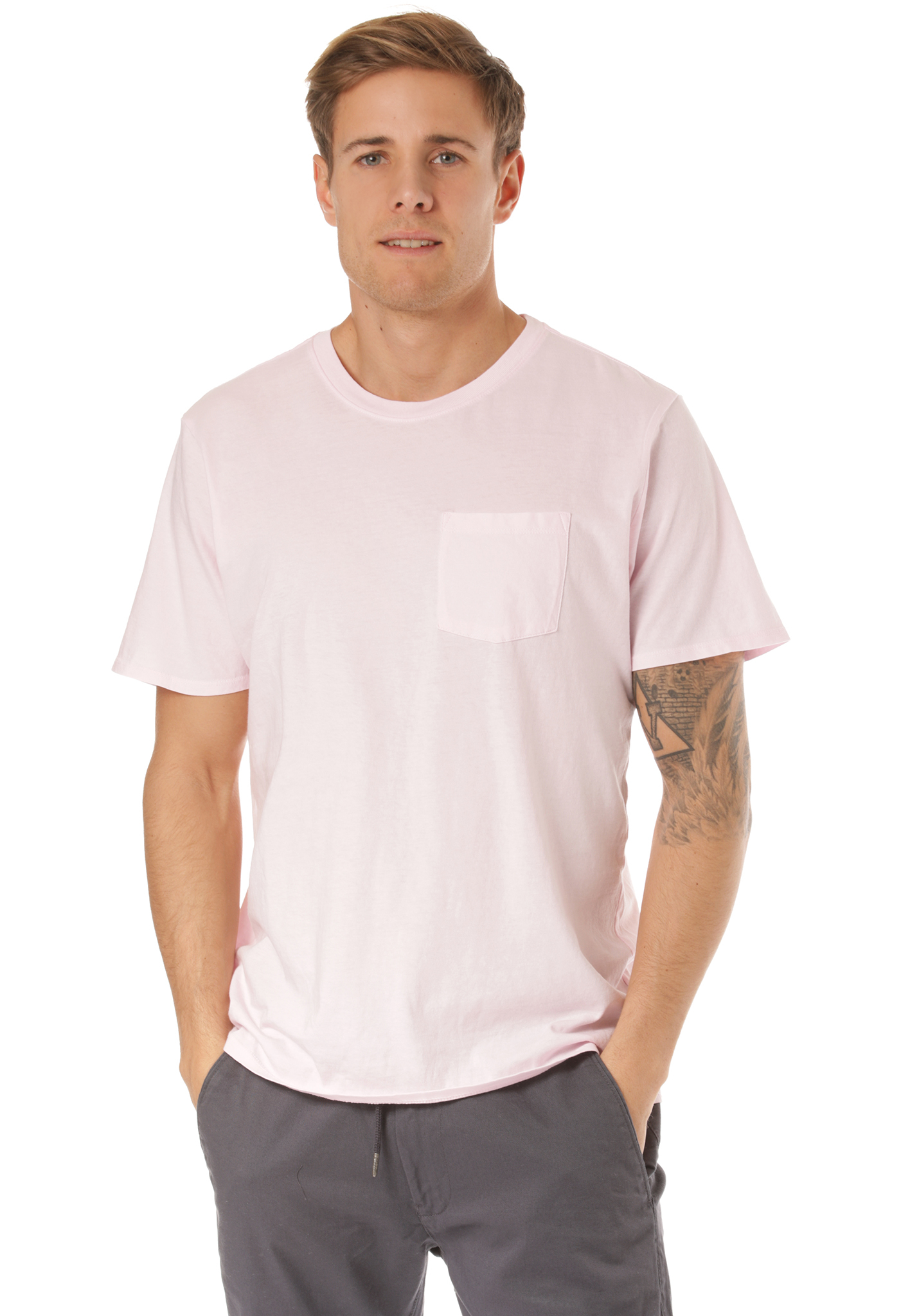 Hurley Bnz Staple Pkt T-Shirt pink XXL