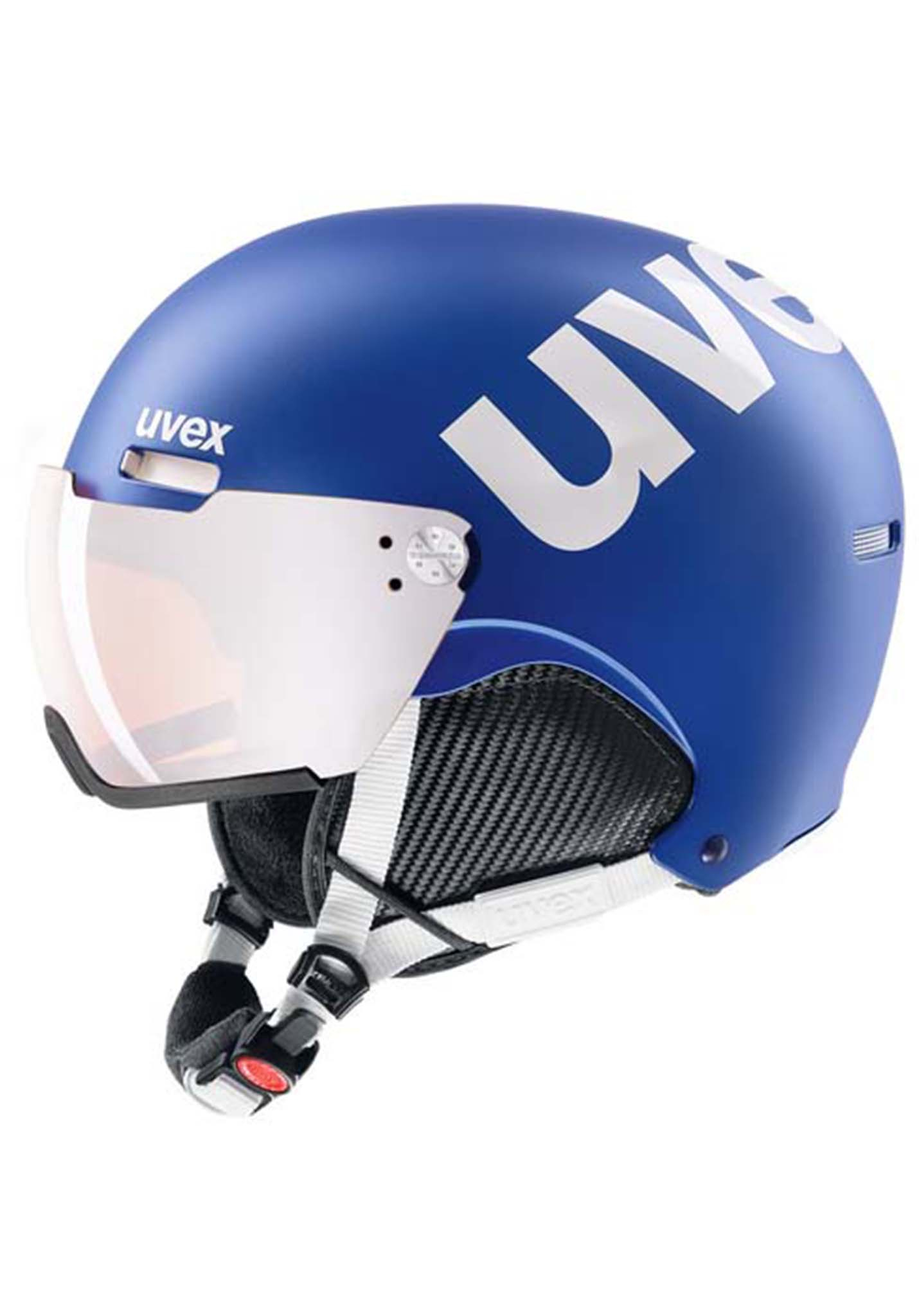 Uvex 500 Visor Snowboardhelme cobalt white mat L