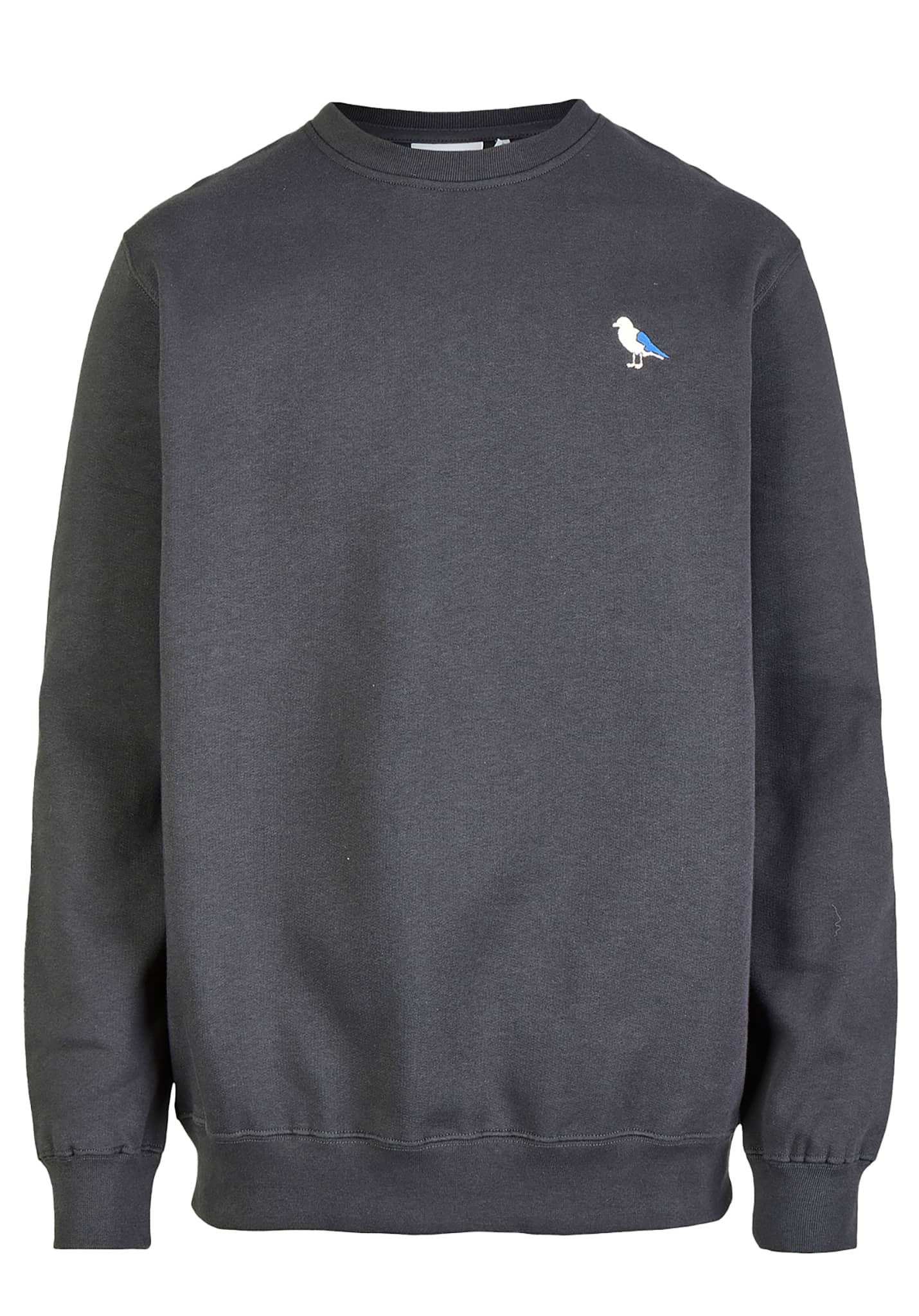 Cleptomanicx Embro Gull Sweatshirt blue graphite XXL