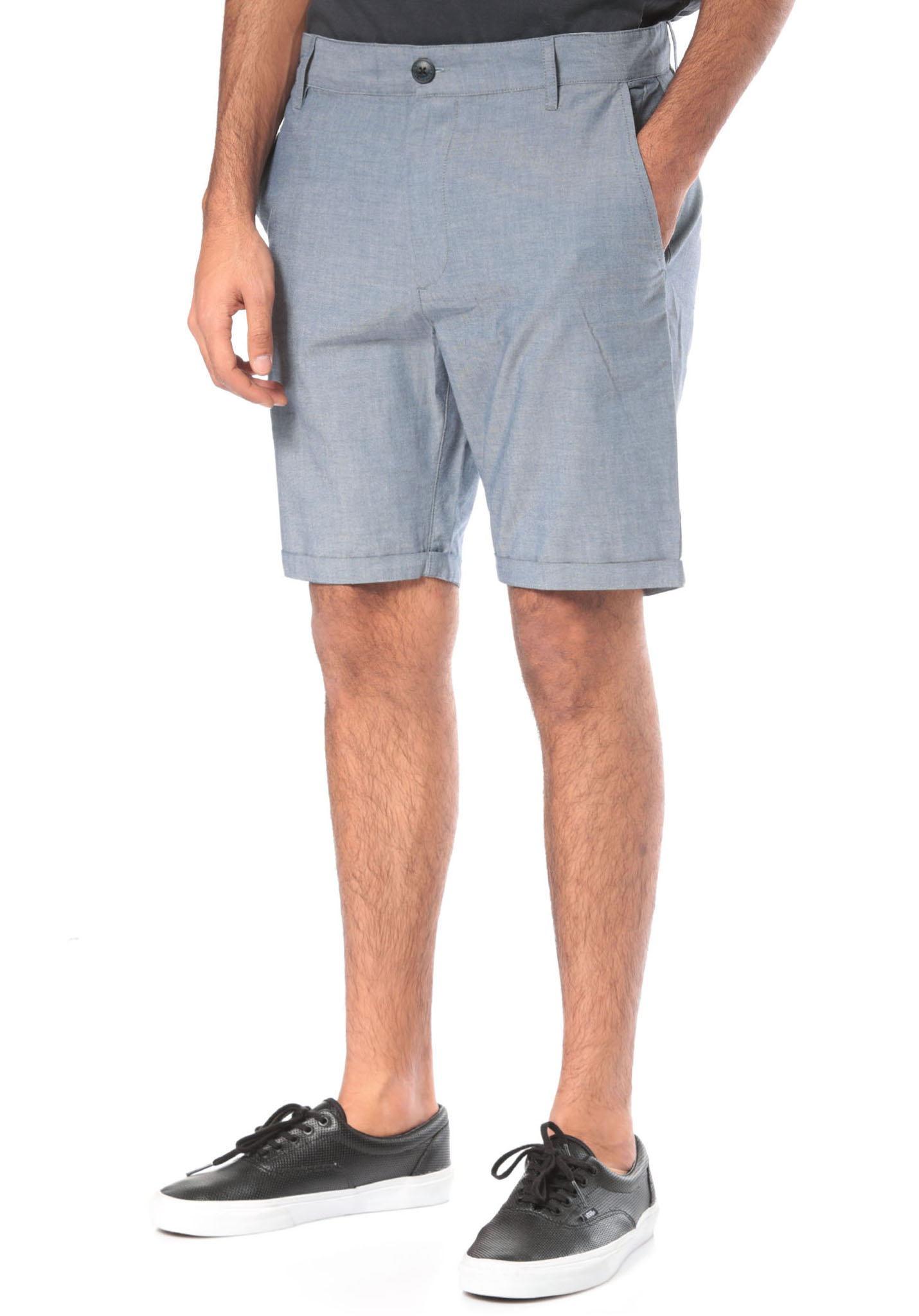 Iriedaily Golfer Chambray Shorts jeans blau 34/XX