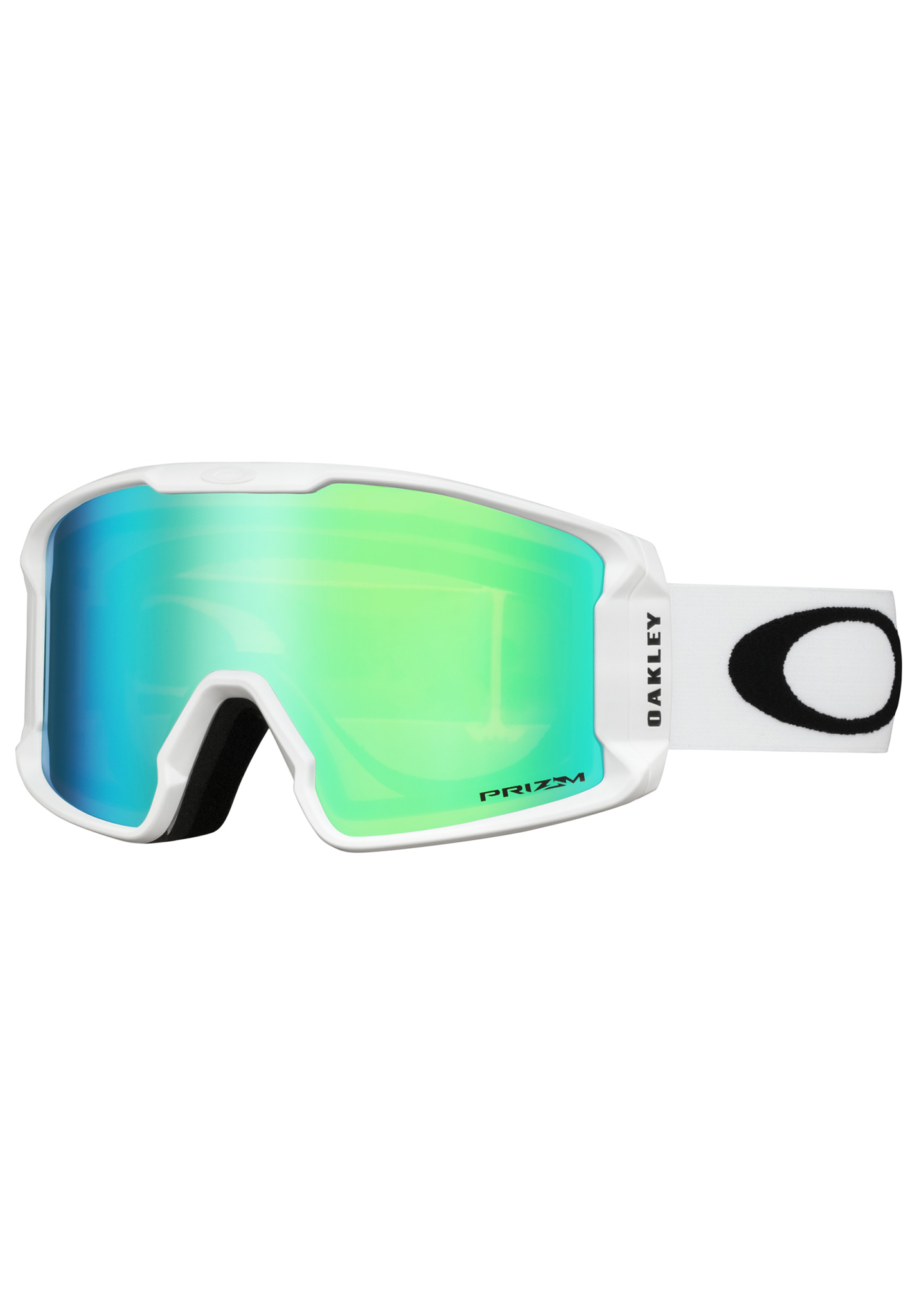 Oakley Line Miner M Snowboardbrillen mattes weiß/prizm jade iridium One Size