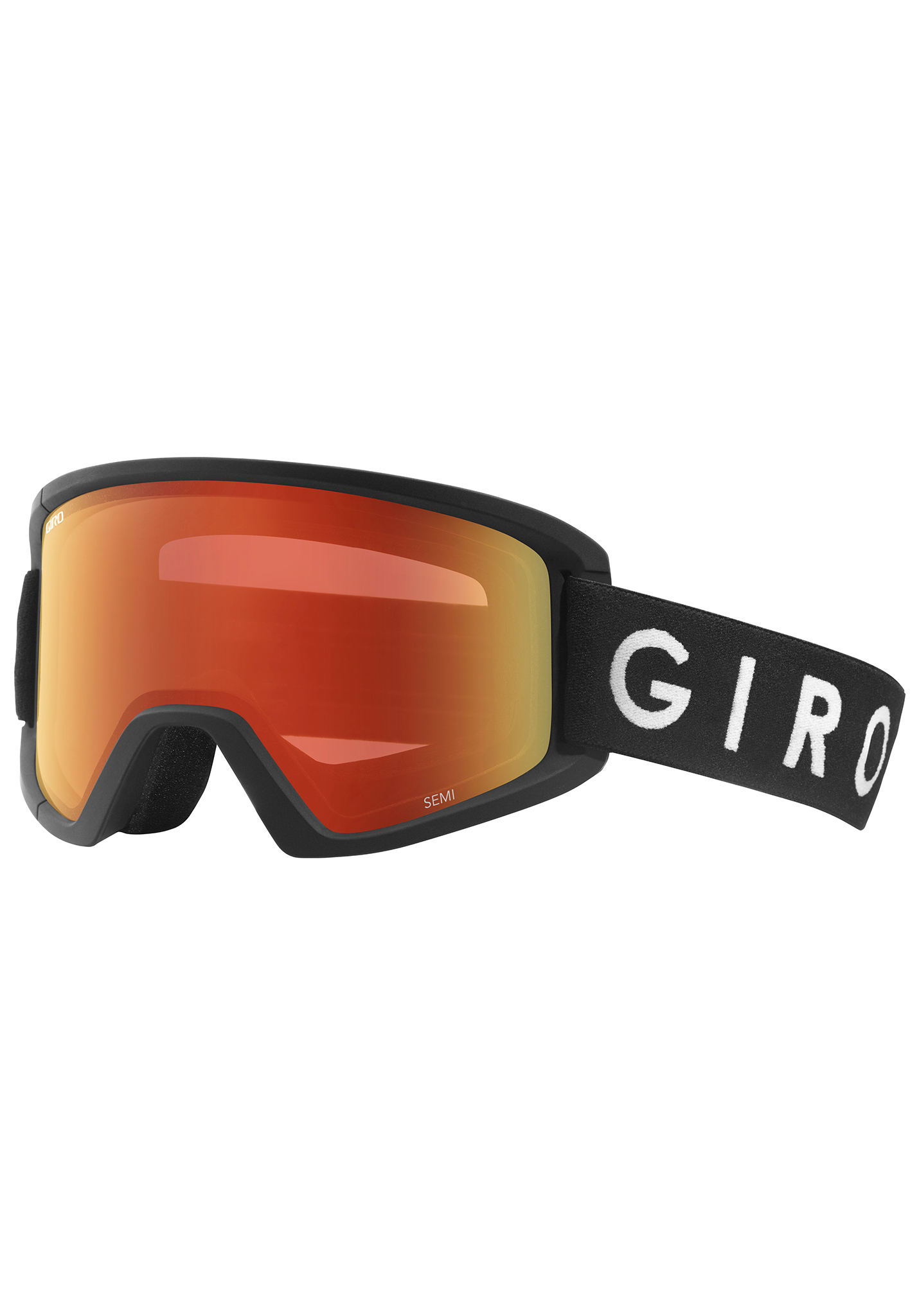 Giro Semi Snowboardbrillen schwarzer kern/scharlachrot One Size