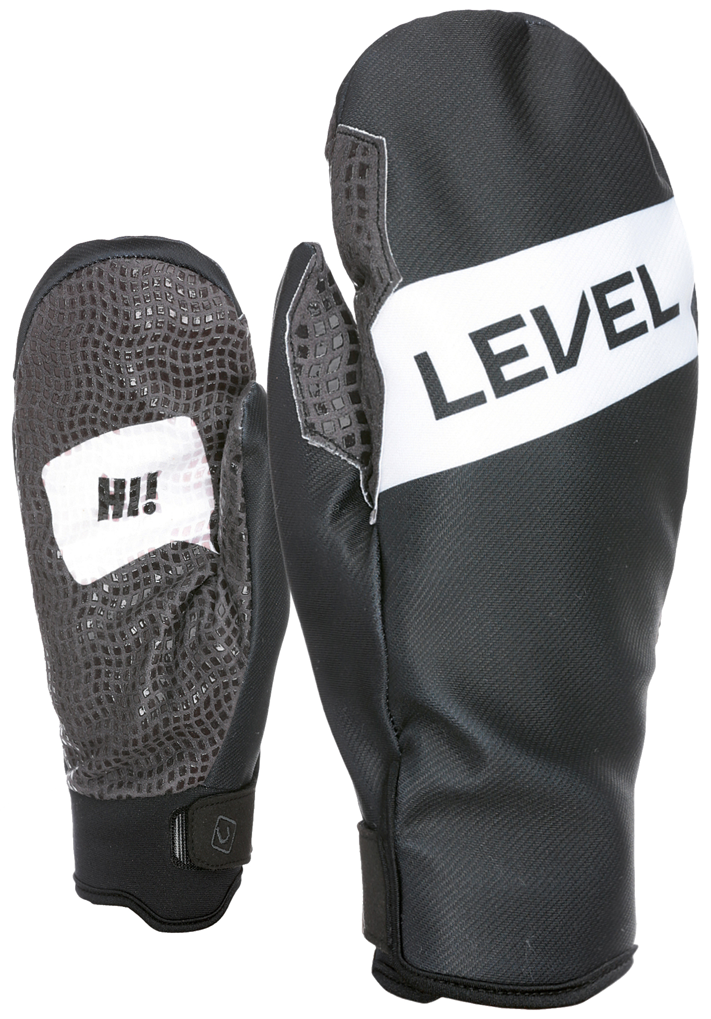 Level Web Mitt Snowboard Handschuhe black-grey S/M