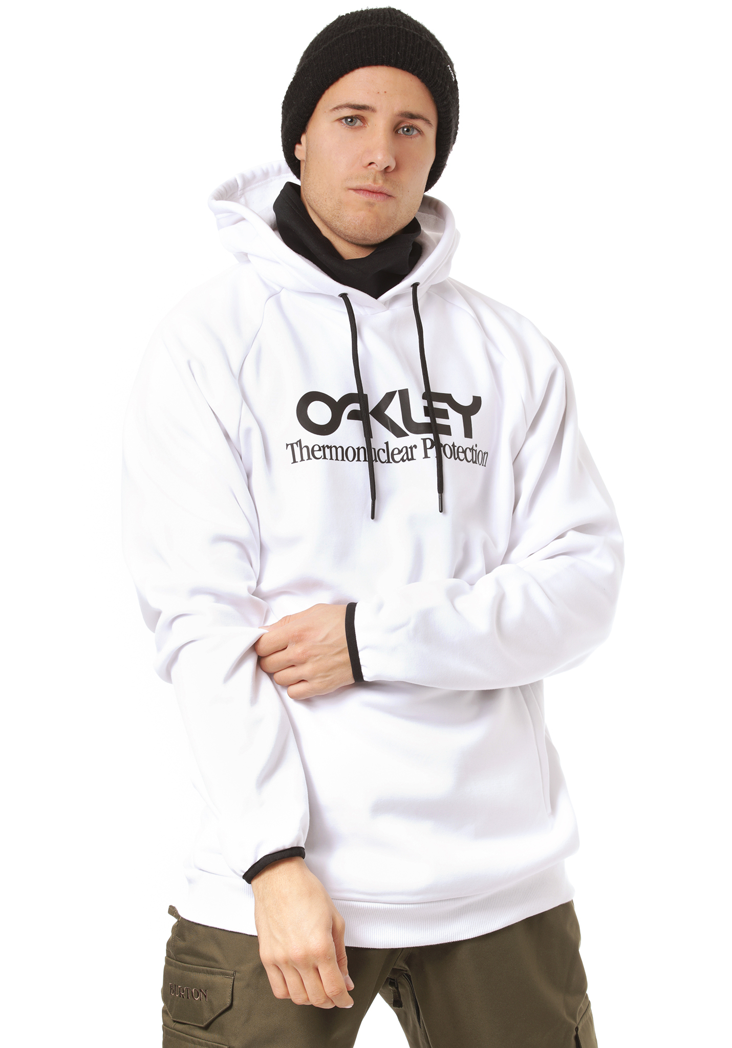 Oakley TNP DWR Fleece Hoodie white XL