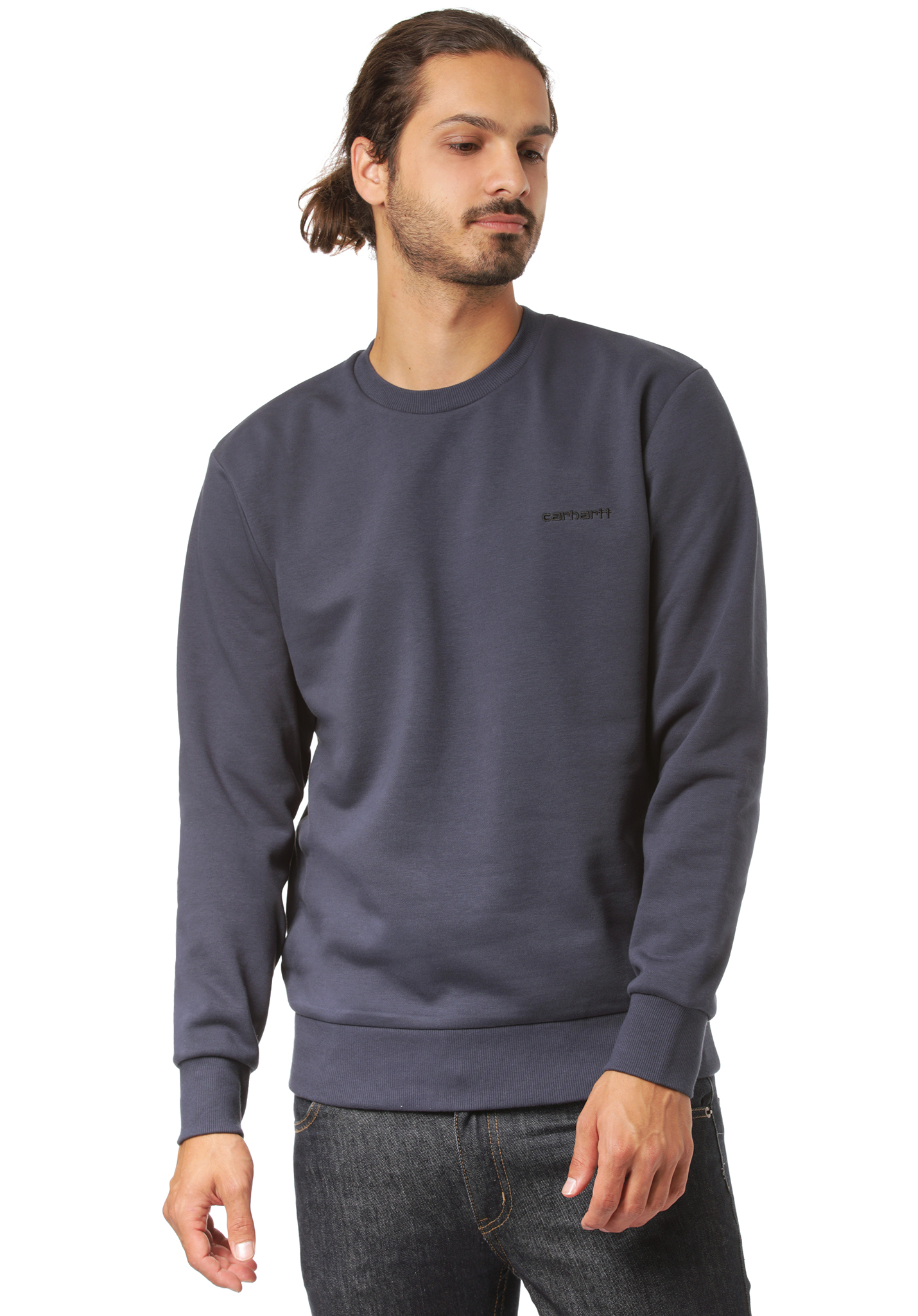 Carhartt WIP Script Embroidery Sweatshirt blau XXL