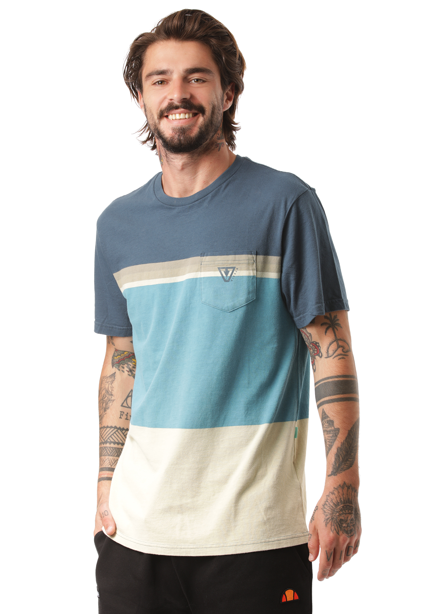 Vissla Point Breaker T-Shirt altblau S