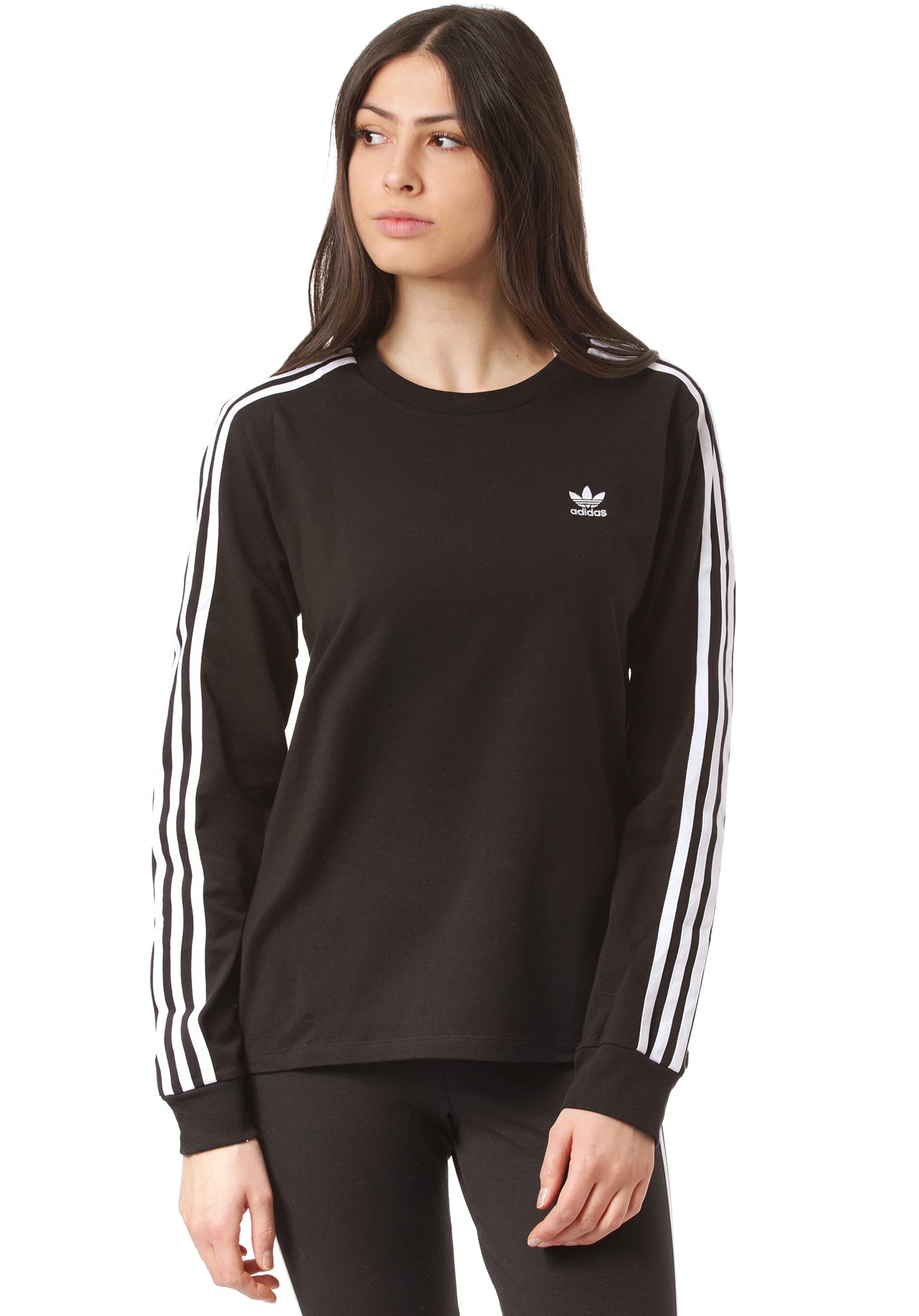 Adidas Originals 3 Stripes Sweatshirts black 36