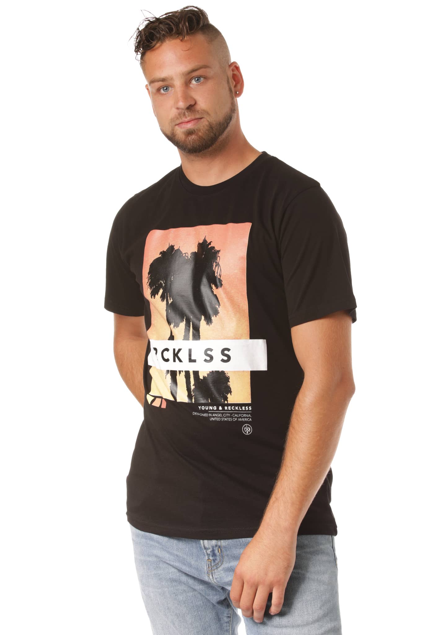 Young and Reckless Pacific Twilight T-Shirt black XXL