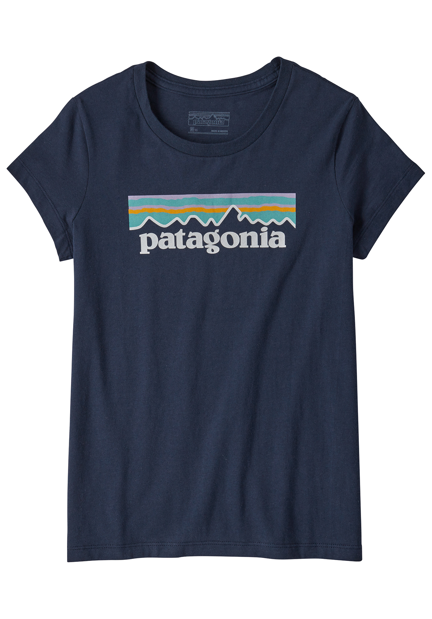 Patagonia Pastel P-6 Logo Organic T-Shirts neue marine 140