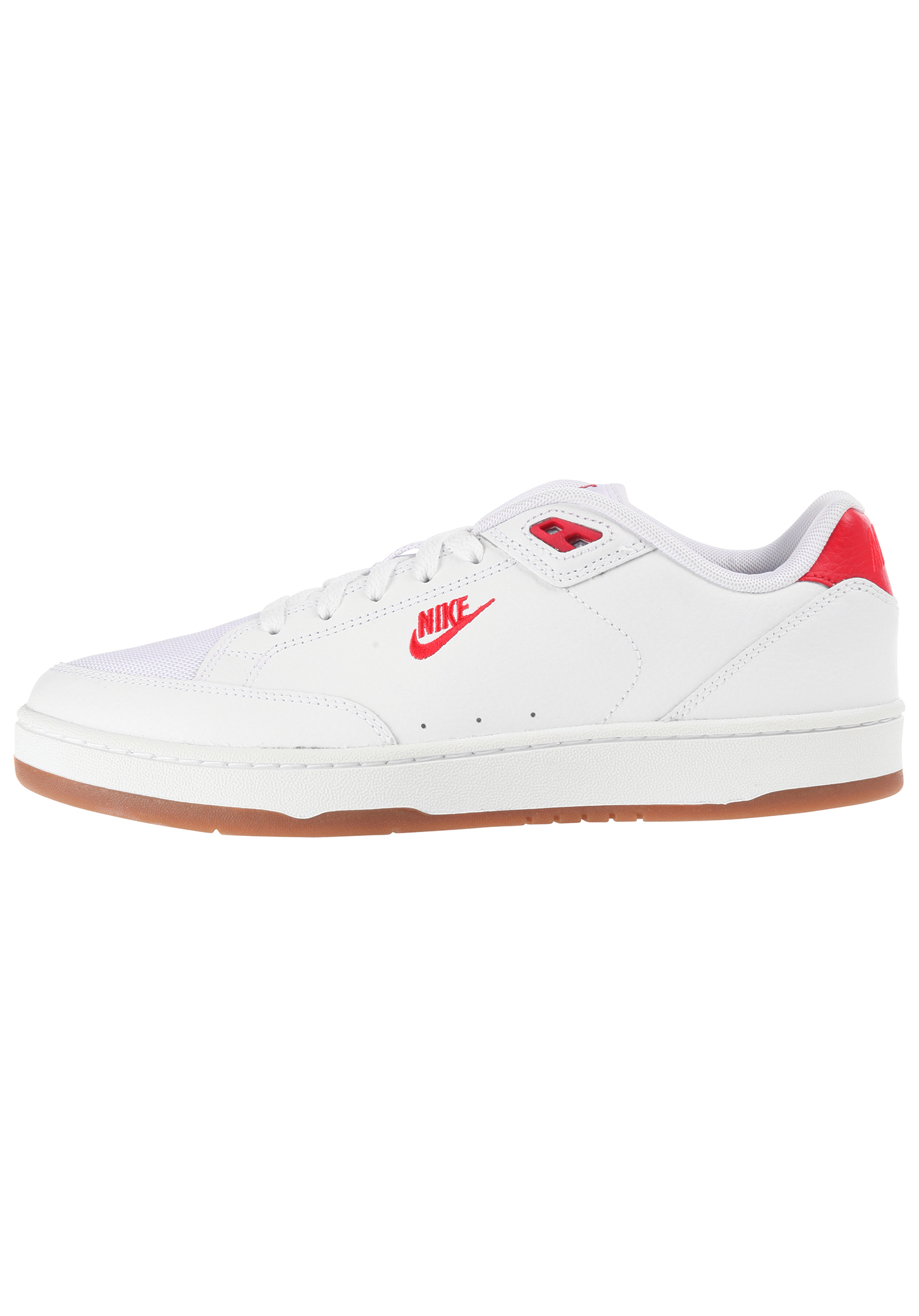 Nike Sportswear Grandstand II Premium Sneaker white/university red-gum med brown-black 48,5