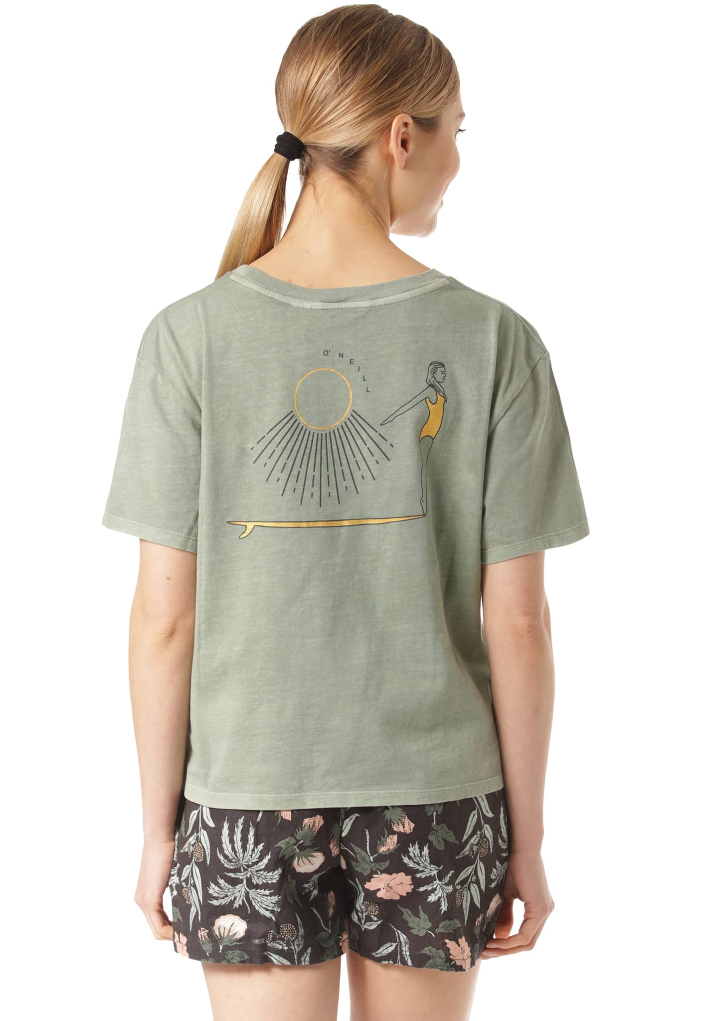 O'Neill Longboard Backprint T-Shirt lily pad XL