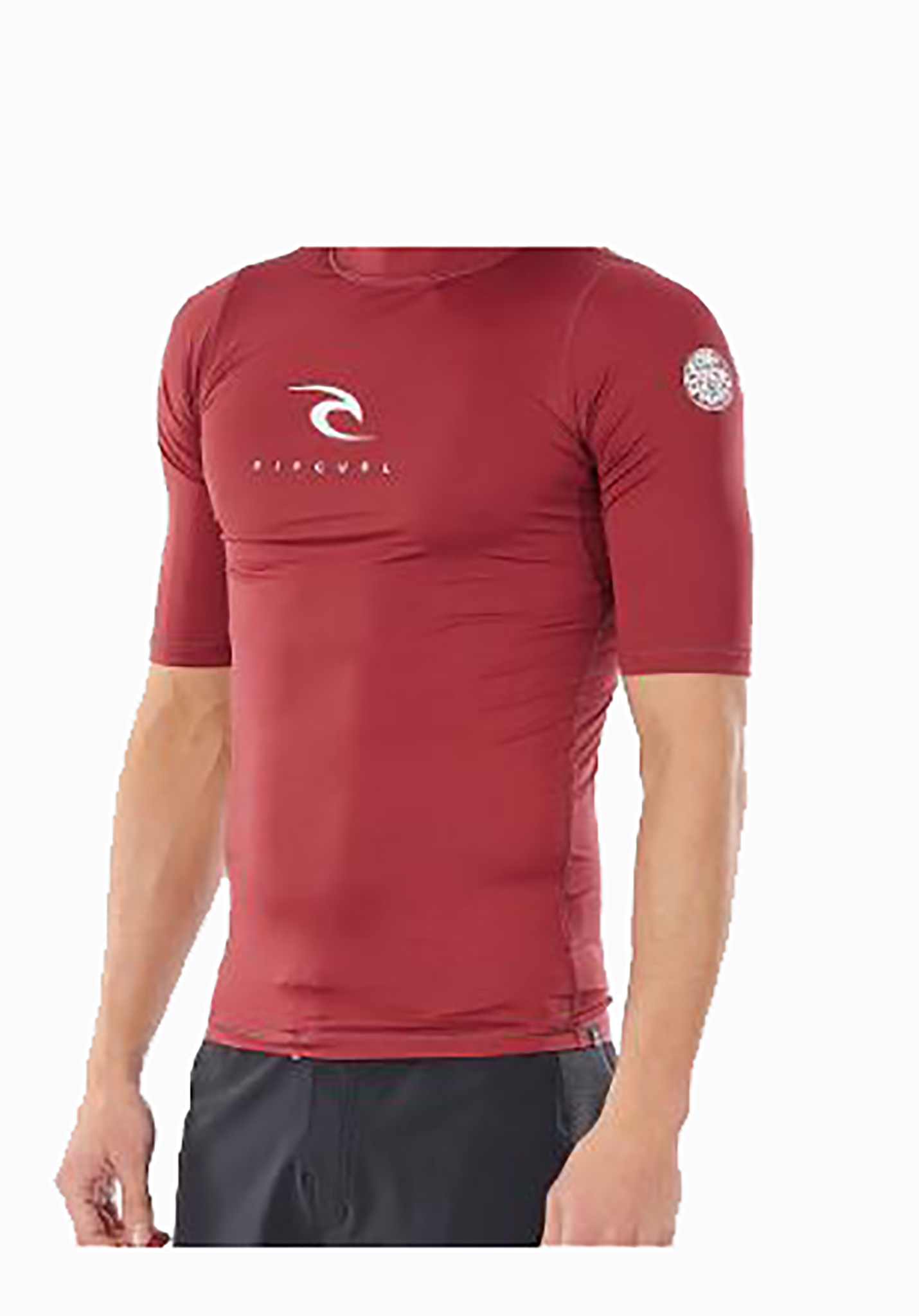 Rip Curl Corps S/S Lycra maroon XL