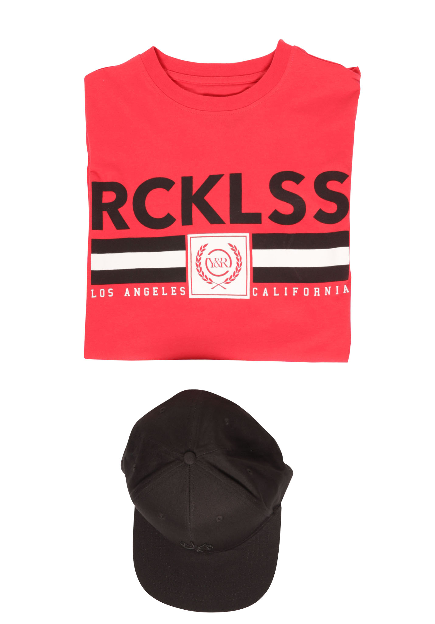 Young and Reckless Crossfade Cap + Regal Tee Caps red S