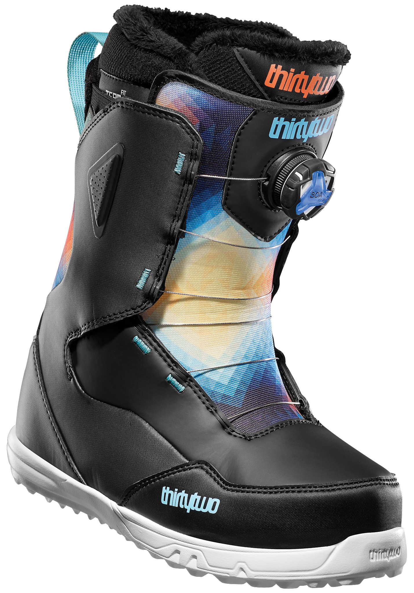 Thirtytwo Zephyr Boa All Mountain Snowboard Boots schwarz/blau/weiß 38,5