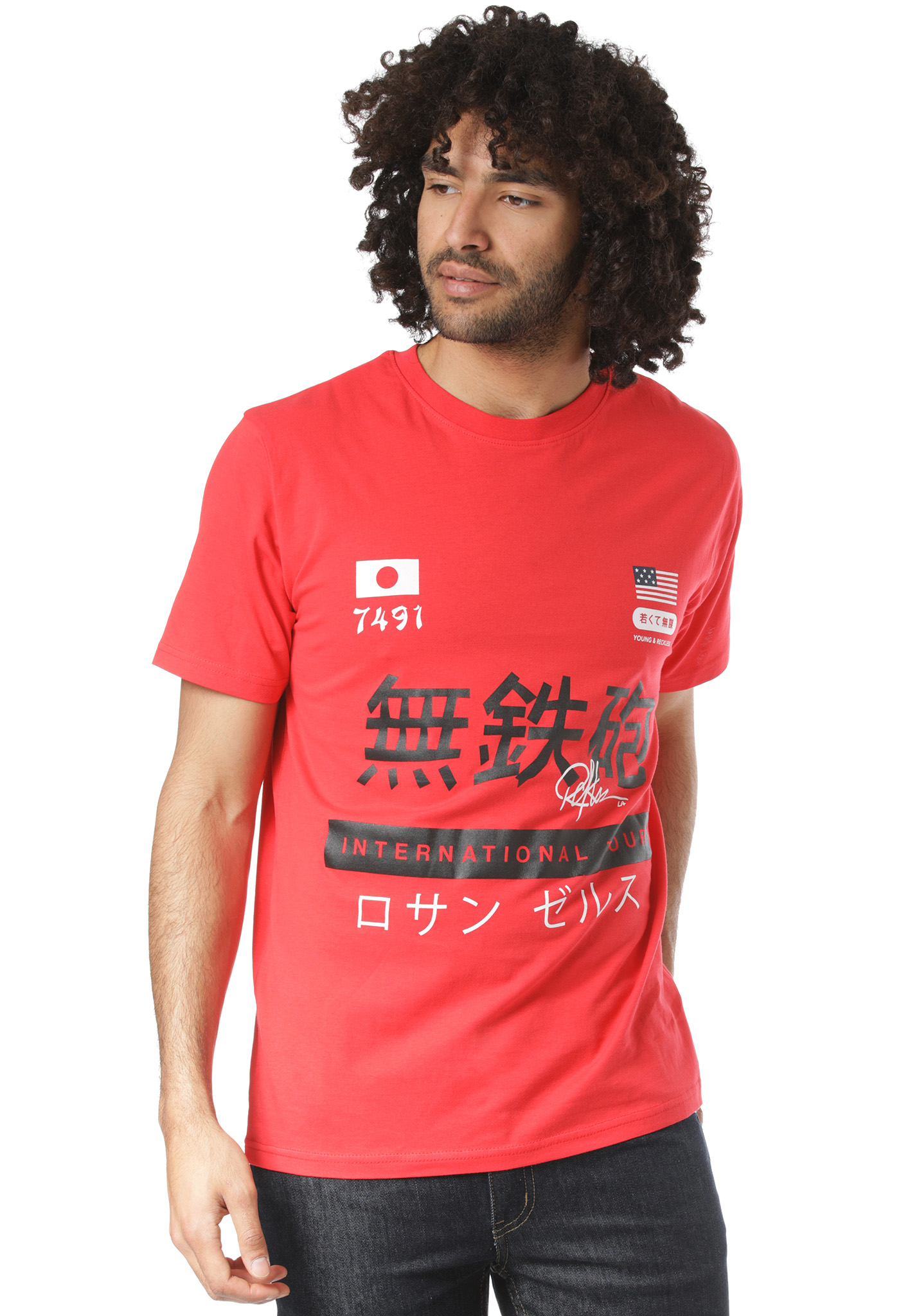 Young and Reckless Norikura T-Shirt poppy red  XXL
