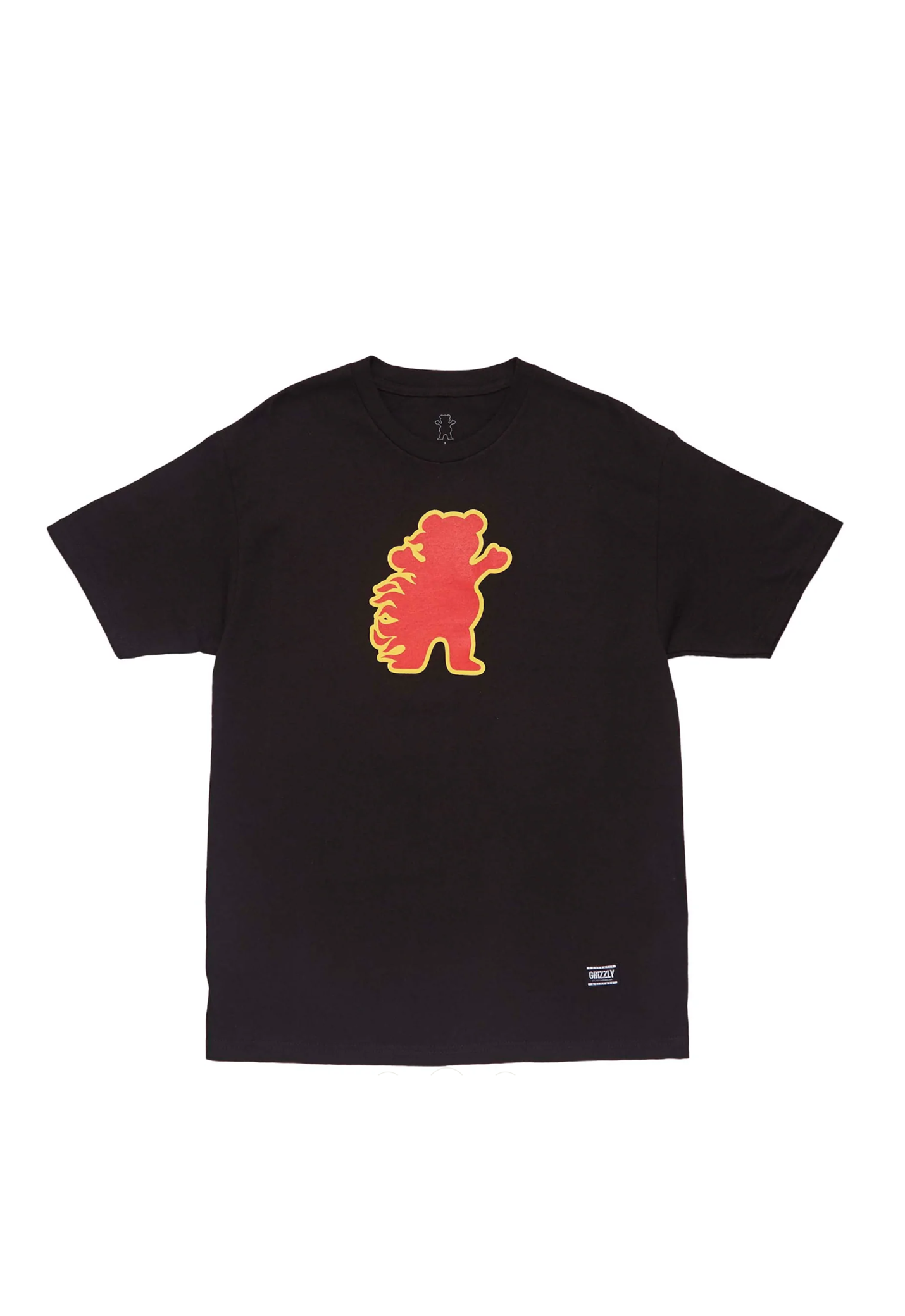Grizzly Fire Flame T-Shirt black XL
