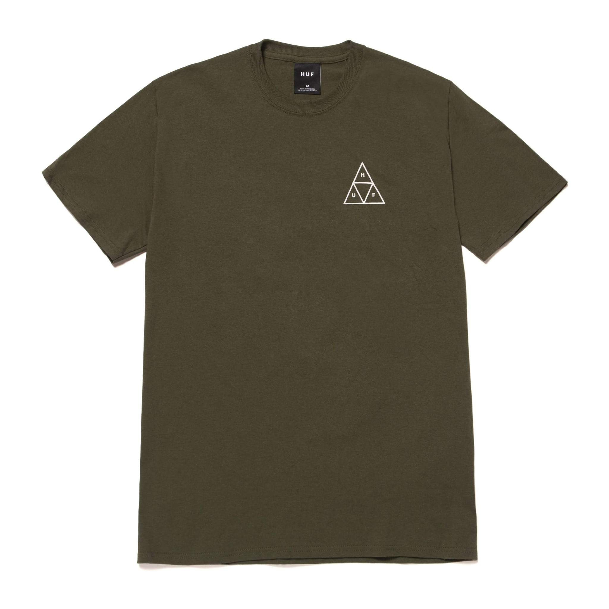 HUF Essentials Triple Triangle T-Shirt olive L