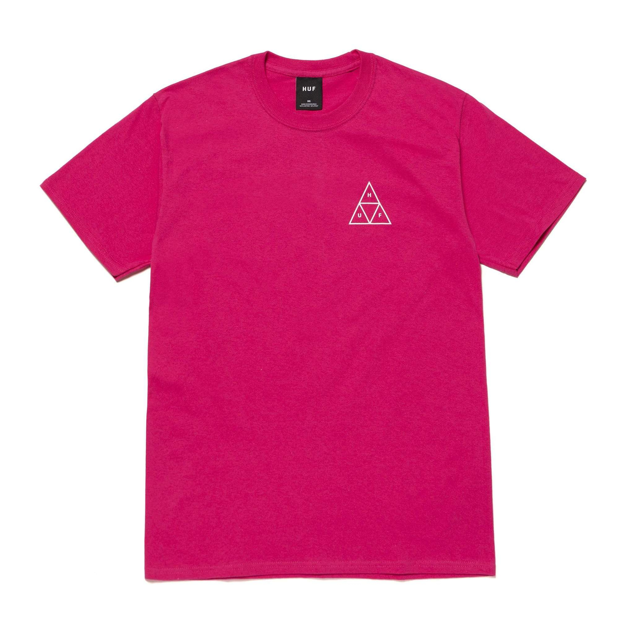 HUF Essentials Triple Triangle T-Shirt sangria L