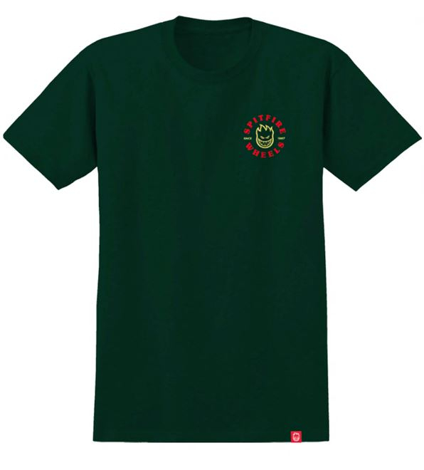 Spitfire Bighead Classic T-Shirt green S